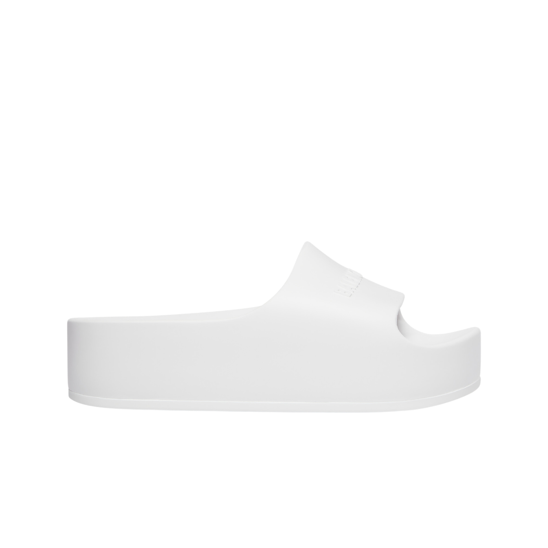 (W) 발렌시아가 청키 슬라이드 샌들 화이트