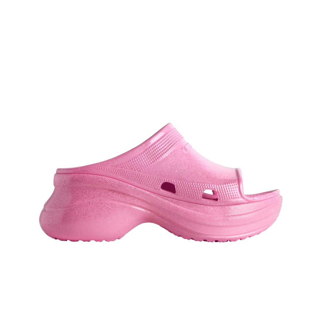 (W) 발렌시아가 x 크록스 풀 슬라이드 샌들 베이지((W) Balenciaga x Crocs Pool Slide Sandal Beige) - 1