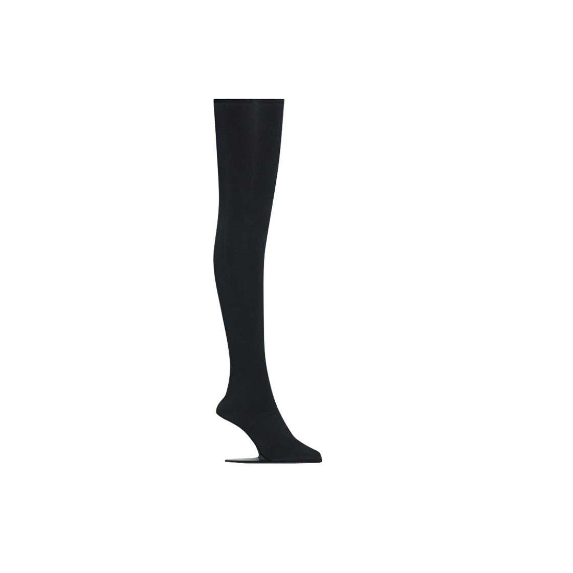 (W) 발렌시아가 스테이지 110mm 오버 더 니 부츠 블랙((W) Balenciaga Stage 110mm Over The Knee Boot Black) - 1
