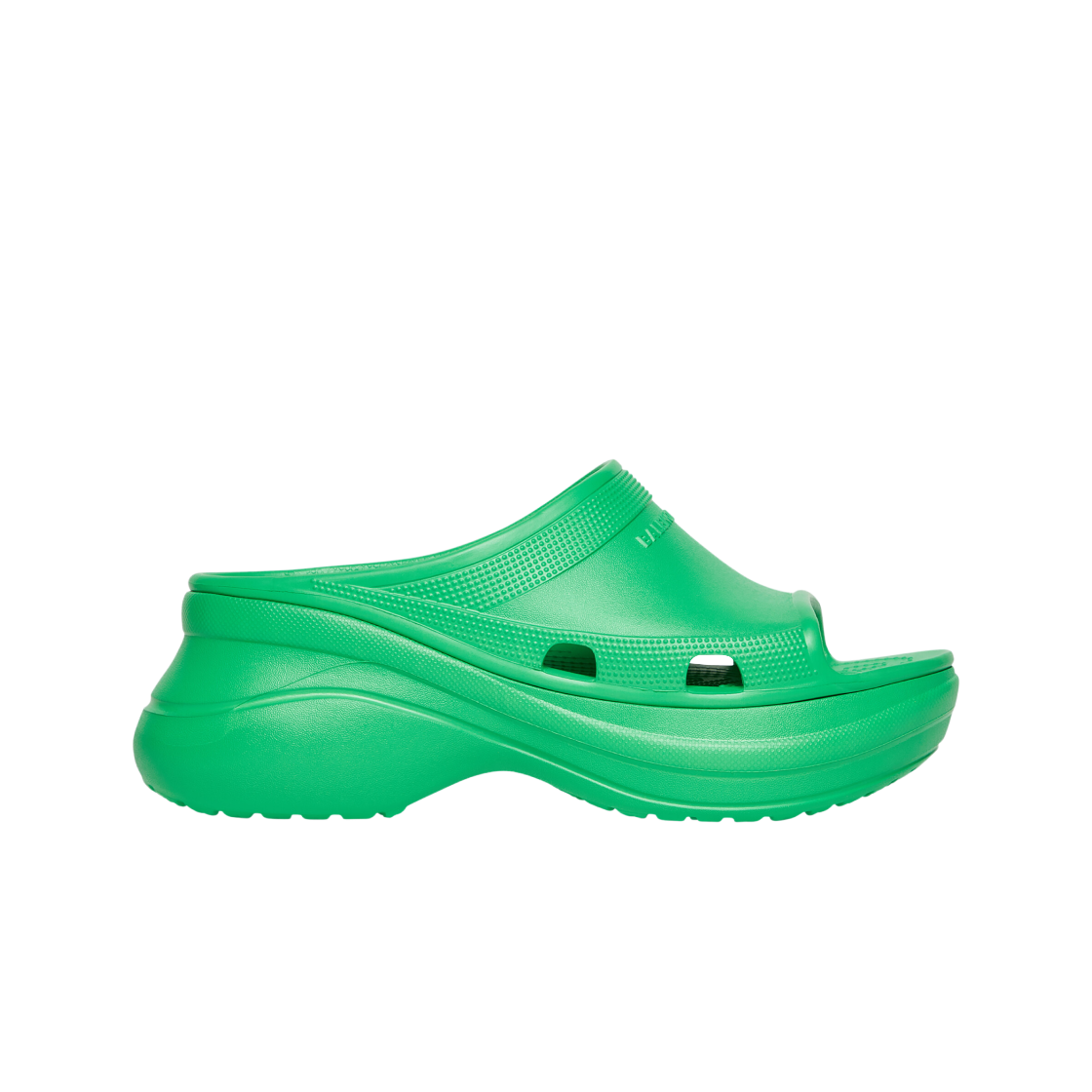 (W) 발렌시아가 x 크록스 풀 슬라이드 샌들 그린((W) Balenciaga x Crocs Pool Slide Sandal Green) - 1