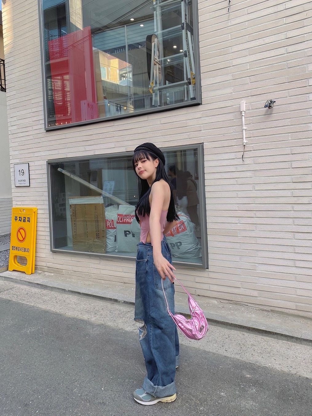 Yieyie Women Sasha Bag Angelic Pink 착용 스타일 - 2