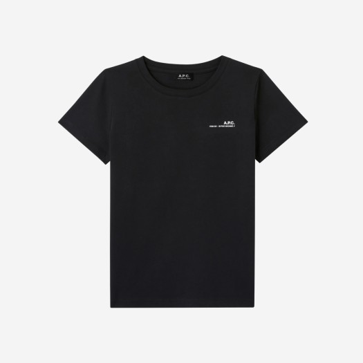 (W) 아페쎄 아이템 티셔츠 블랙