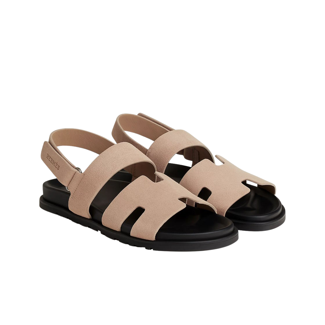 에르메스 지니어스 샌들 스웨이드 고트스킨 & 베쥬 아흐질(Hermes Genius Sandal Suede Goatskin & Beige Argile) - 2
