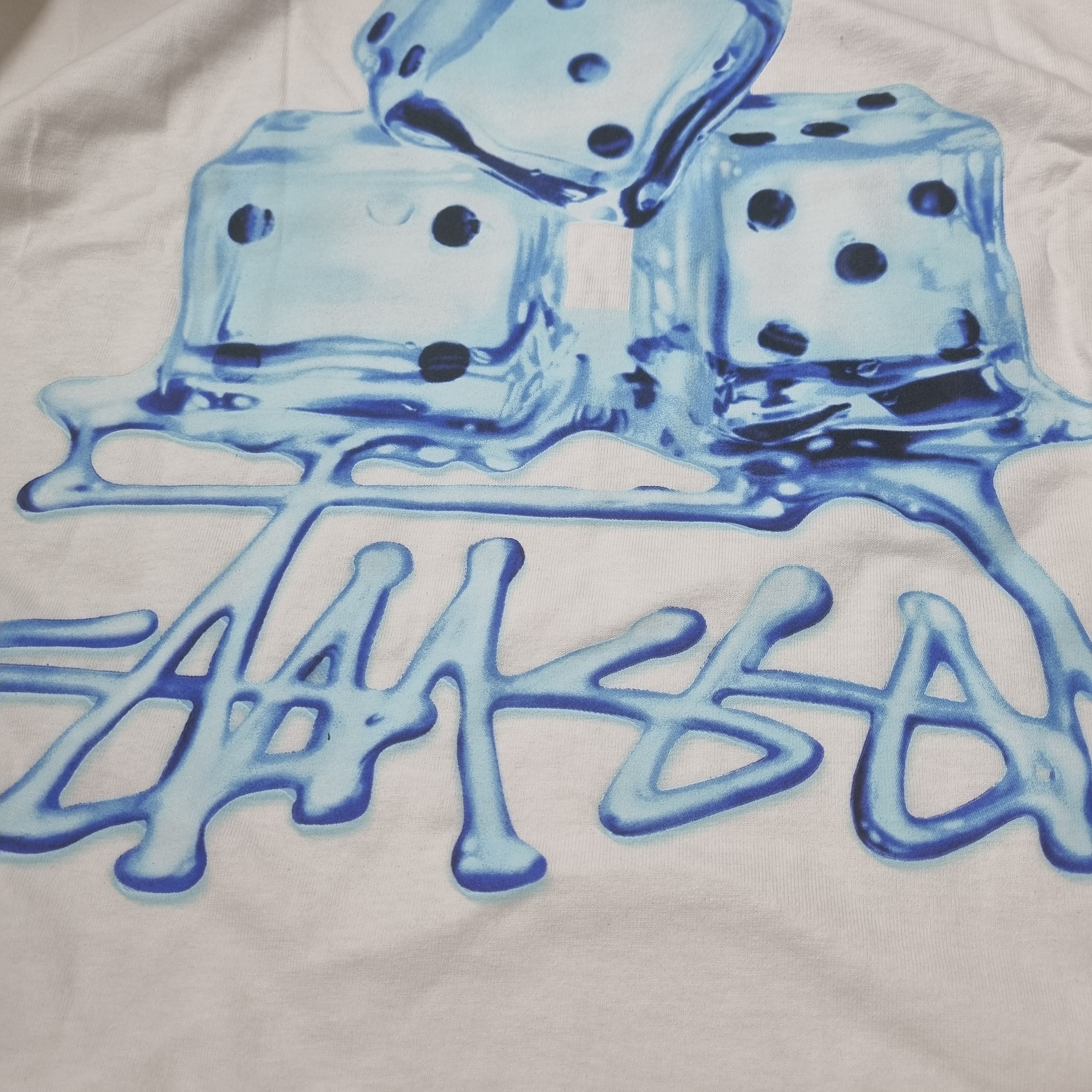 Stussy Melted T-Shirt White 착용 스타일