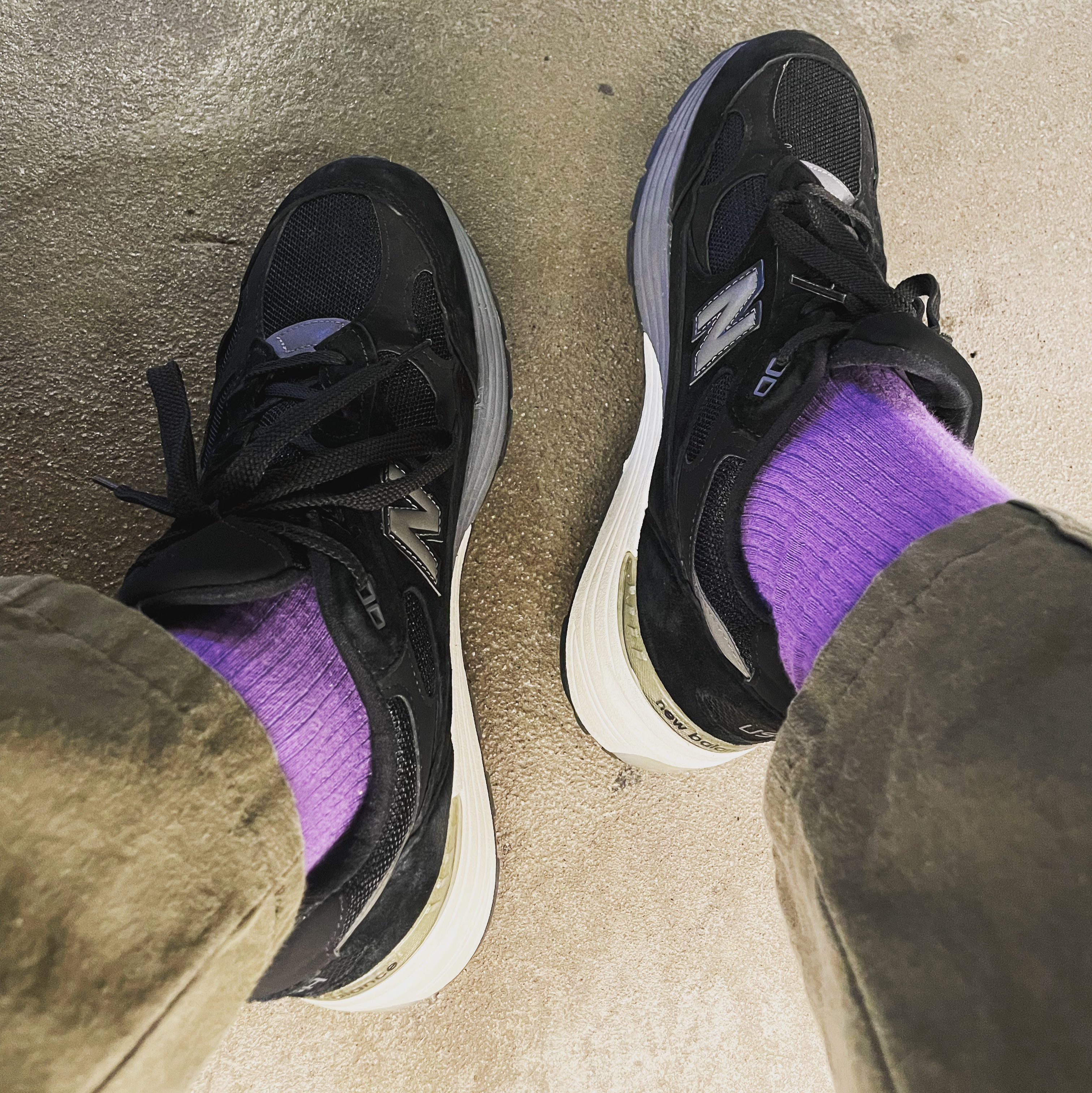 New Balance 992 Made in USA Black 착용 스타일