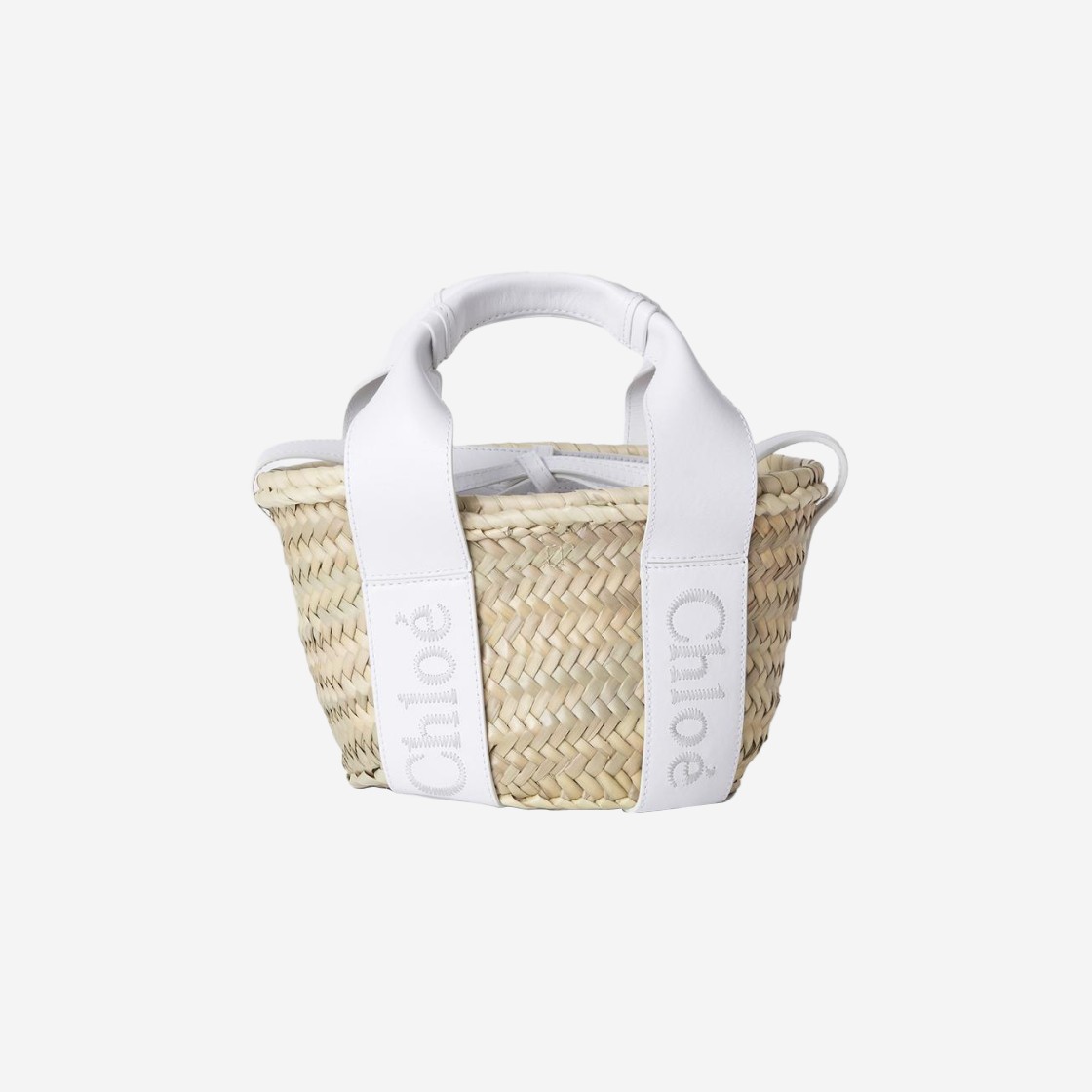 Chloe Sense Small Basket Crystal White 상세 이미지 2