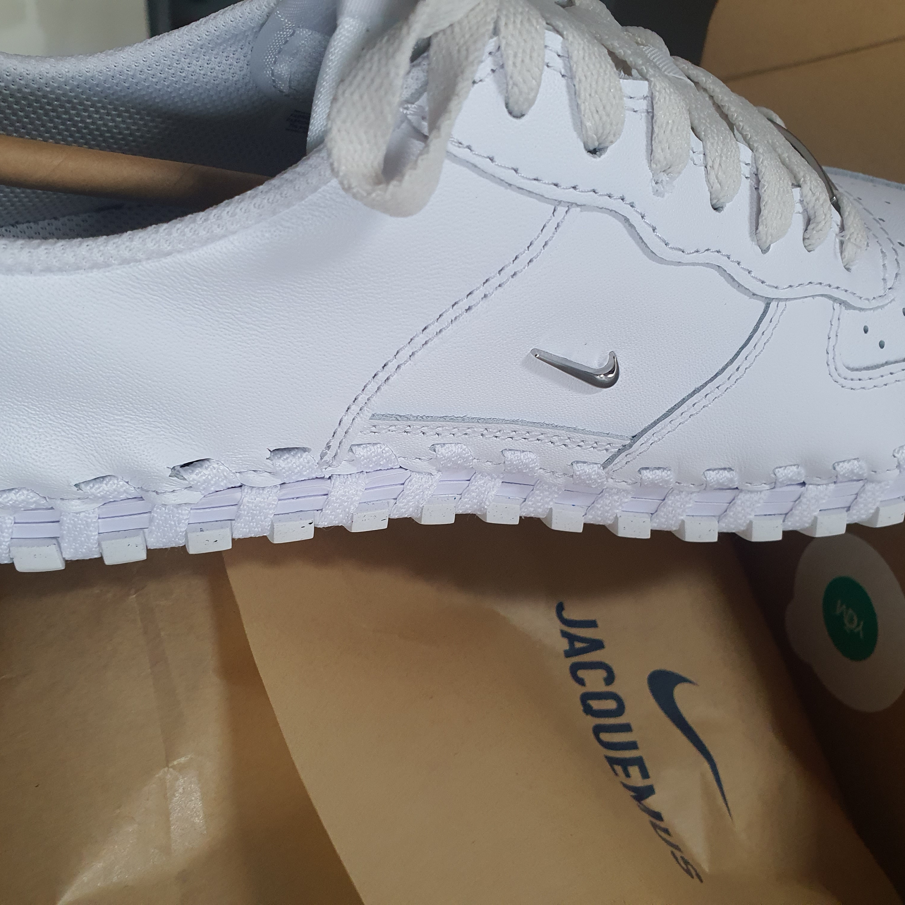Nike x Jacquemus J Force 1 Low LX SP White 착용 스타일 - 4