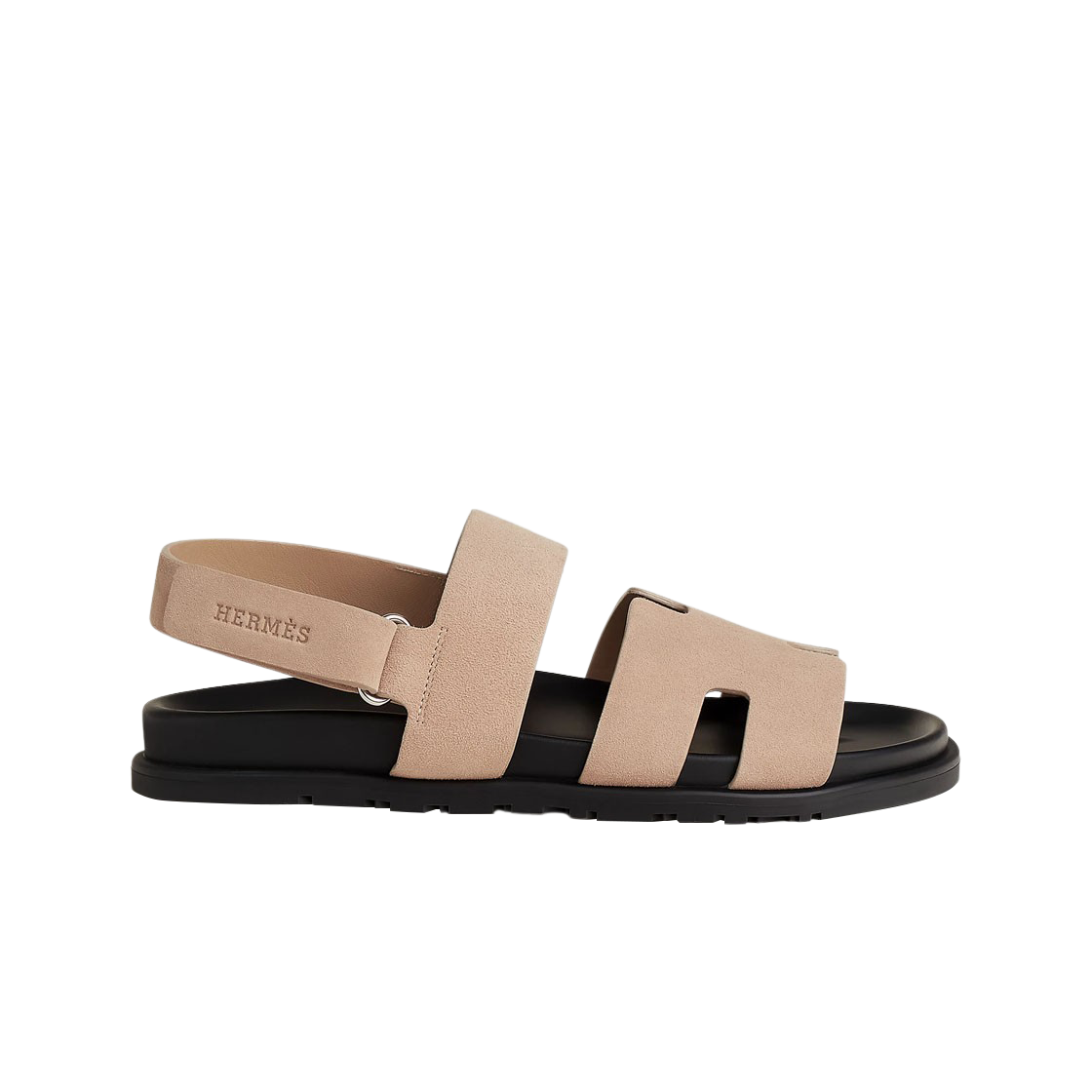 에르메스 지니어스 샌들 스웨이드 고트스킨 & 베쥬 아흐질(Hermes Genius Sandal Suede Goatskin & Beige Argile) - 1