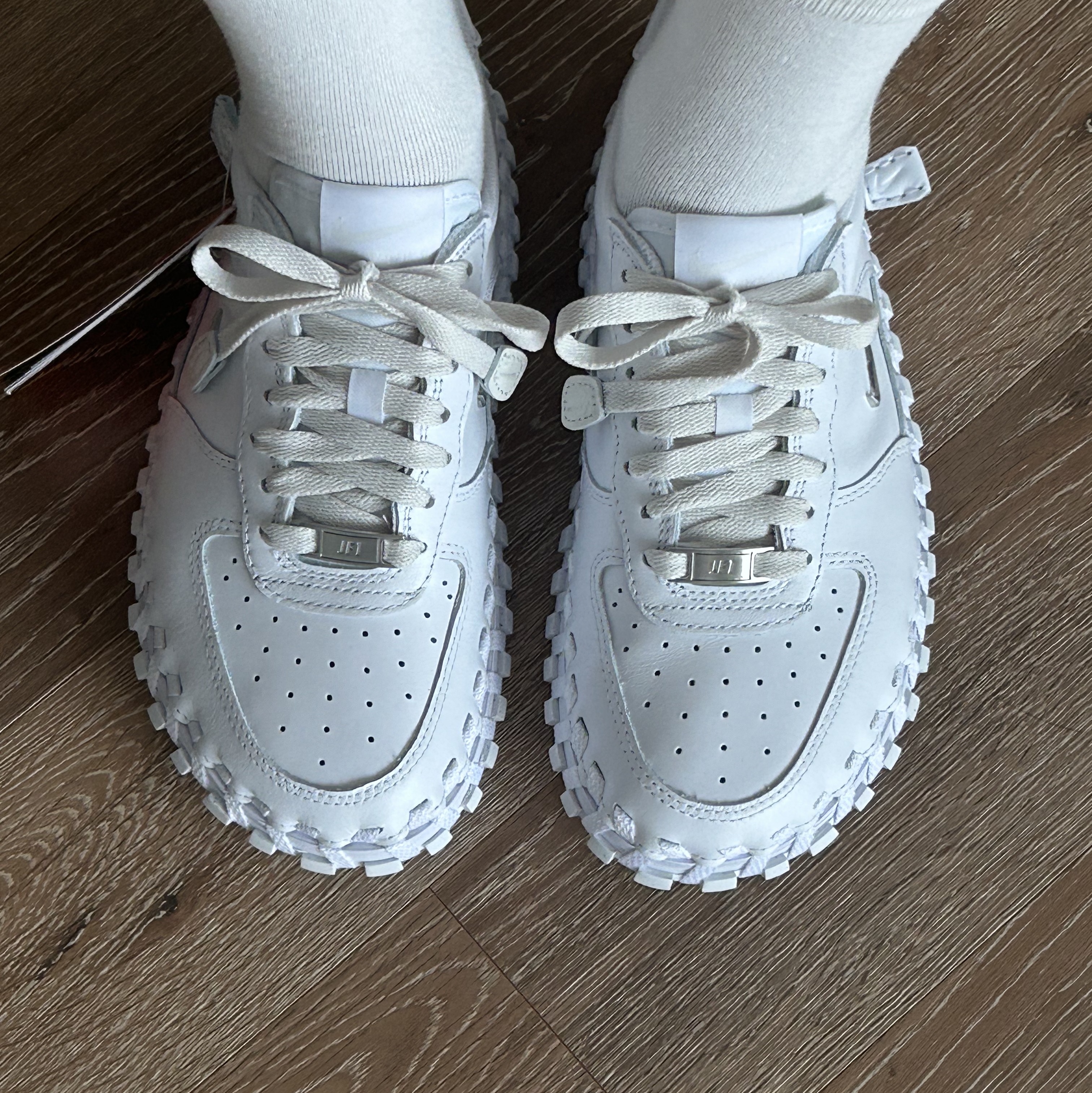 Nike x Jacquemus J Force 1 Low LX SP White 착용 스타일 - 4
