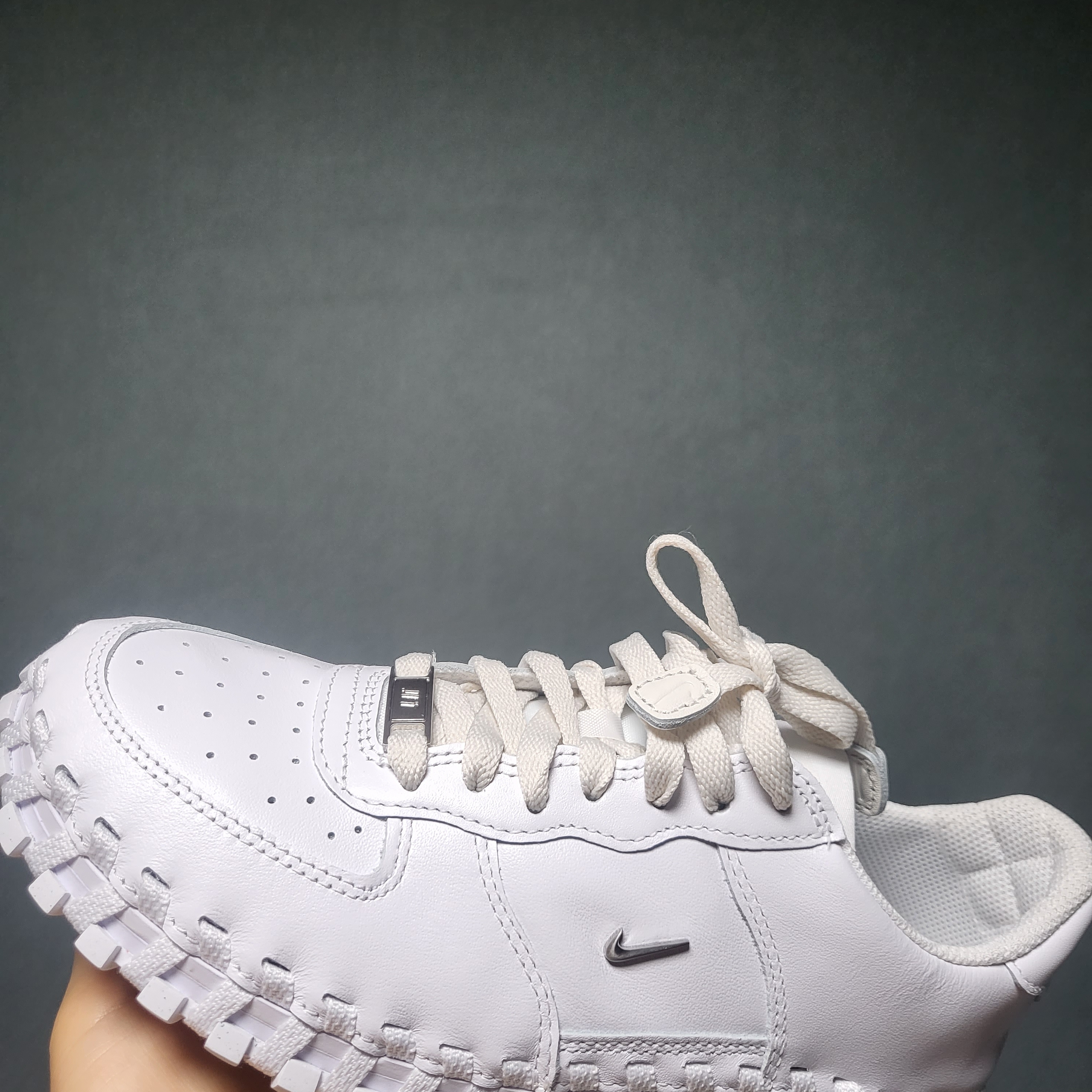 Nike x Jacquemus J Force 1 Low LX SP White 착용 스타일 - 2