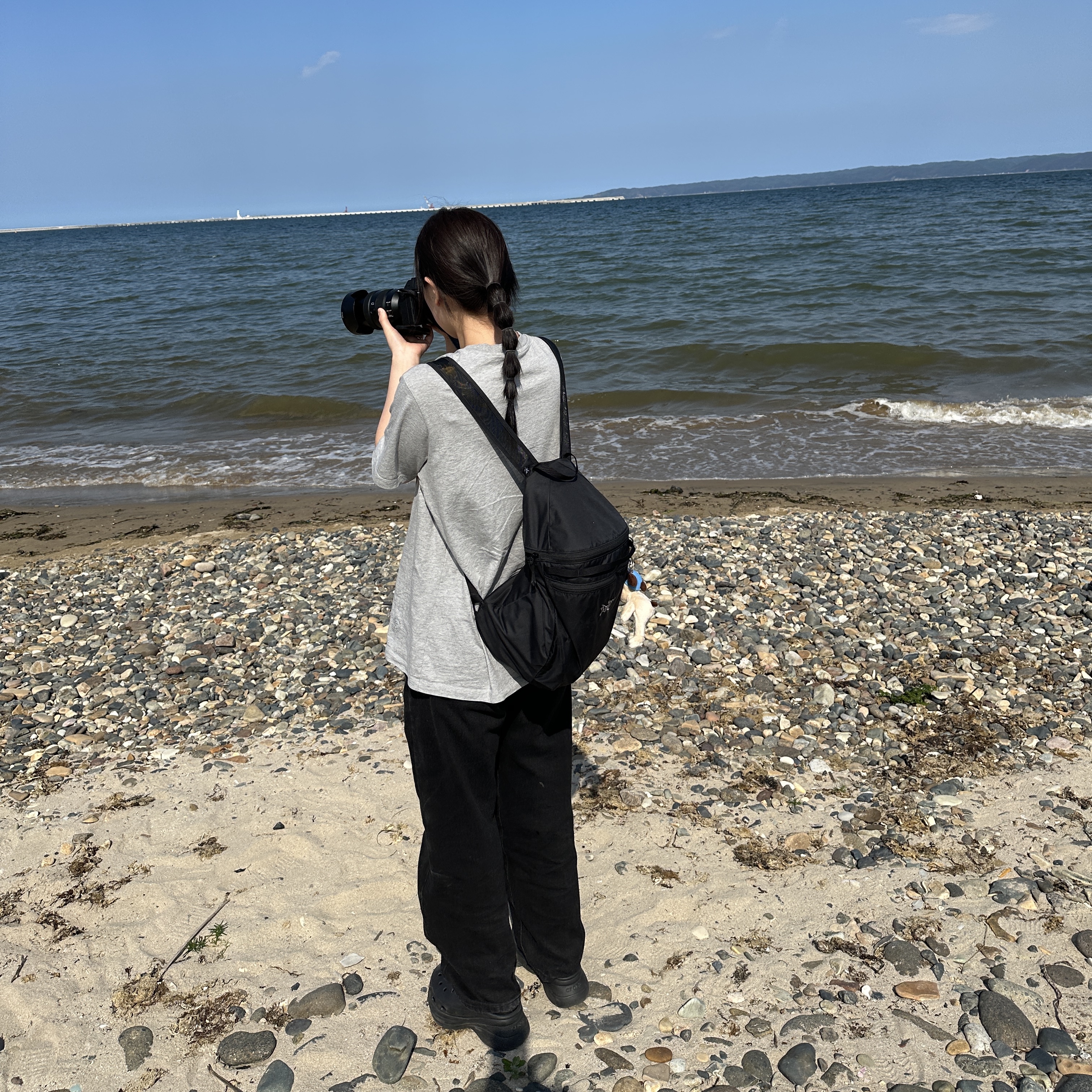 Arc'teryx Heliad 15 Backpack Black 착용 스타일 - 2