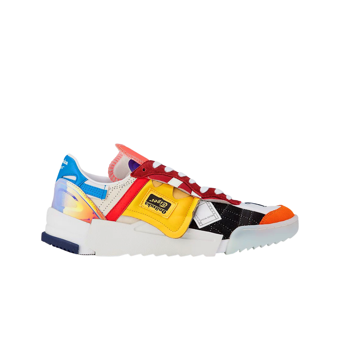 오니츠카 타이거 D-트레이너 보로 화이트 타이거 옐로우(Onitsuka Tiger D-Trainer Boro White Tiger Yellow) - 1