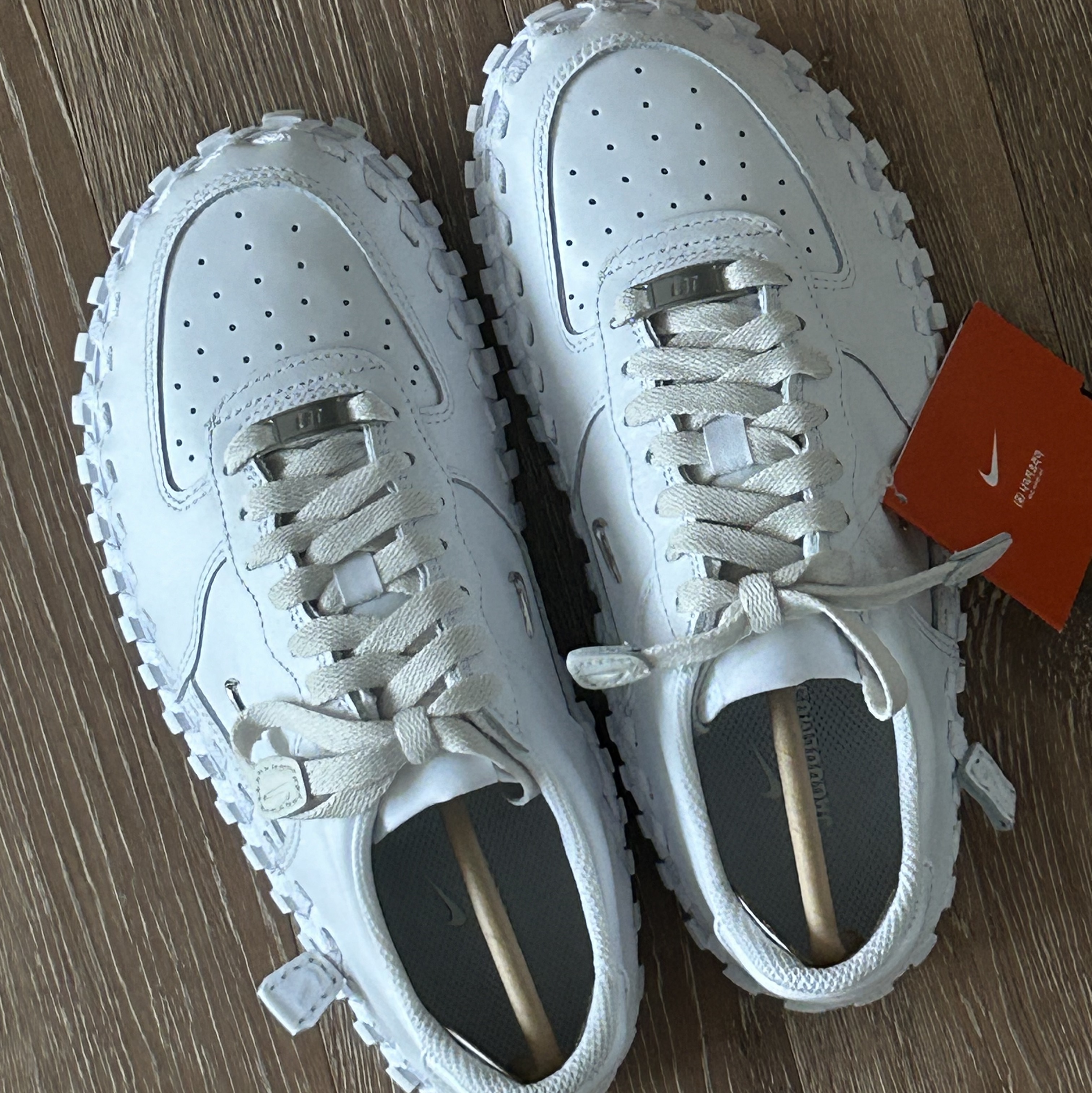Nike x Jacquemus J Force 1 Low LX SP White 착용 스타일 - 5