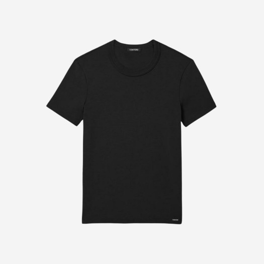 톰포드 코튼 크루넥 언더웨어 티셔츠 블랙