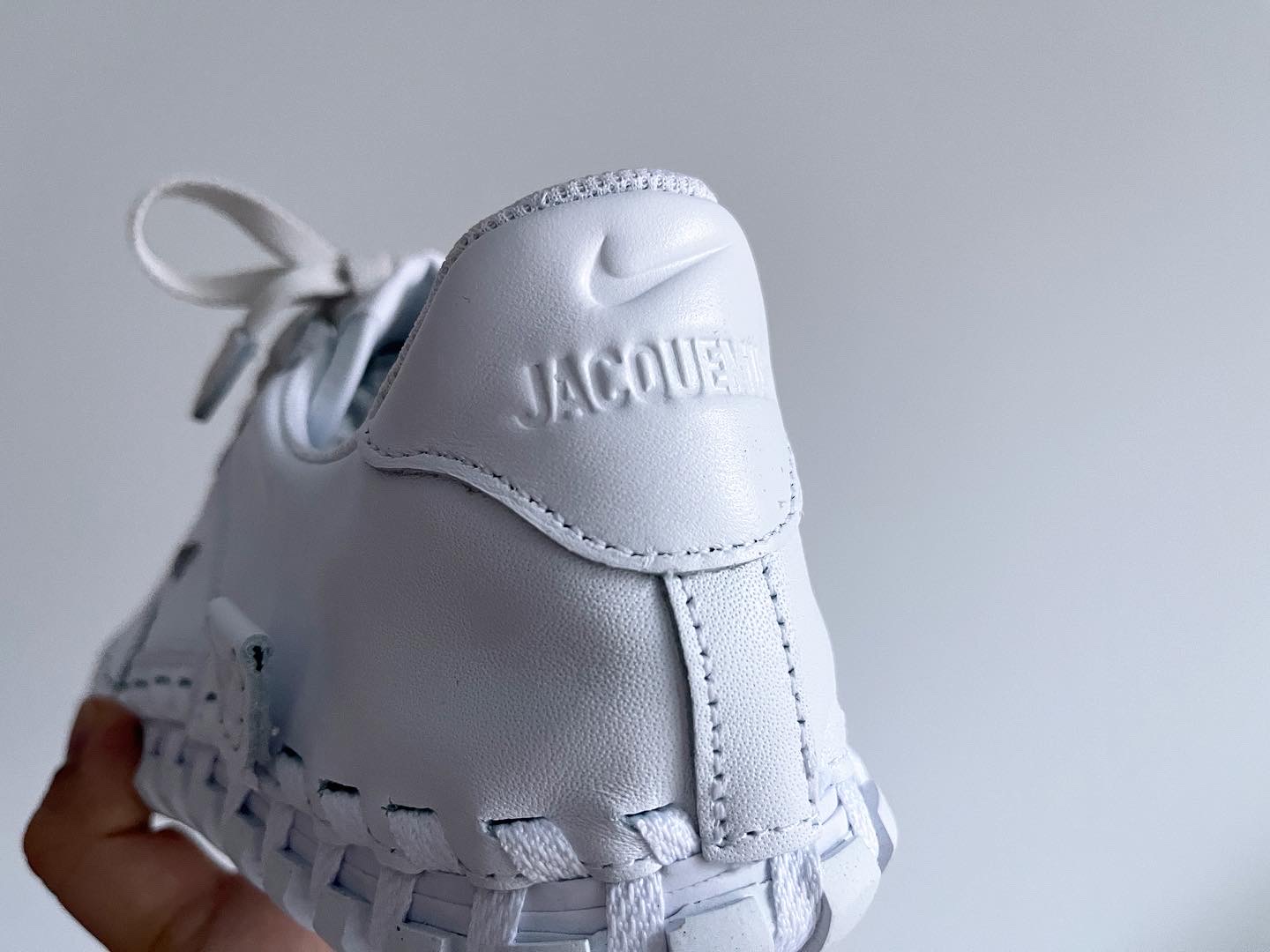 Nike x Jacquemus J Force 1 Low LX SP White 착용 스타일 - 4