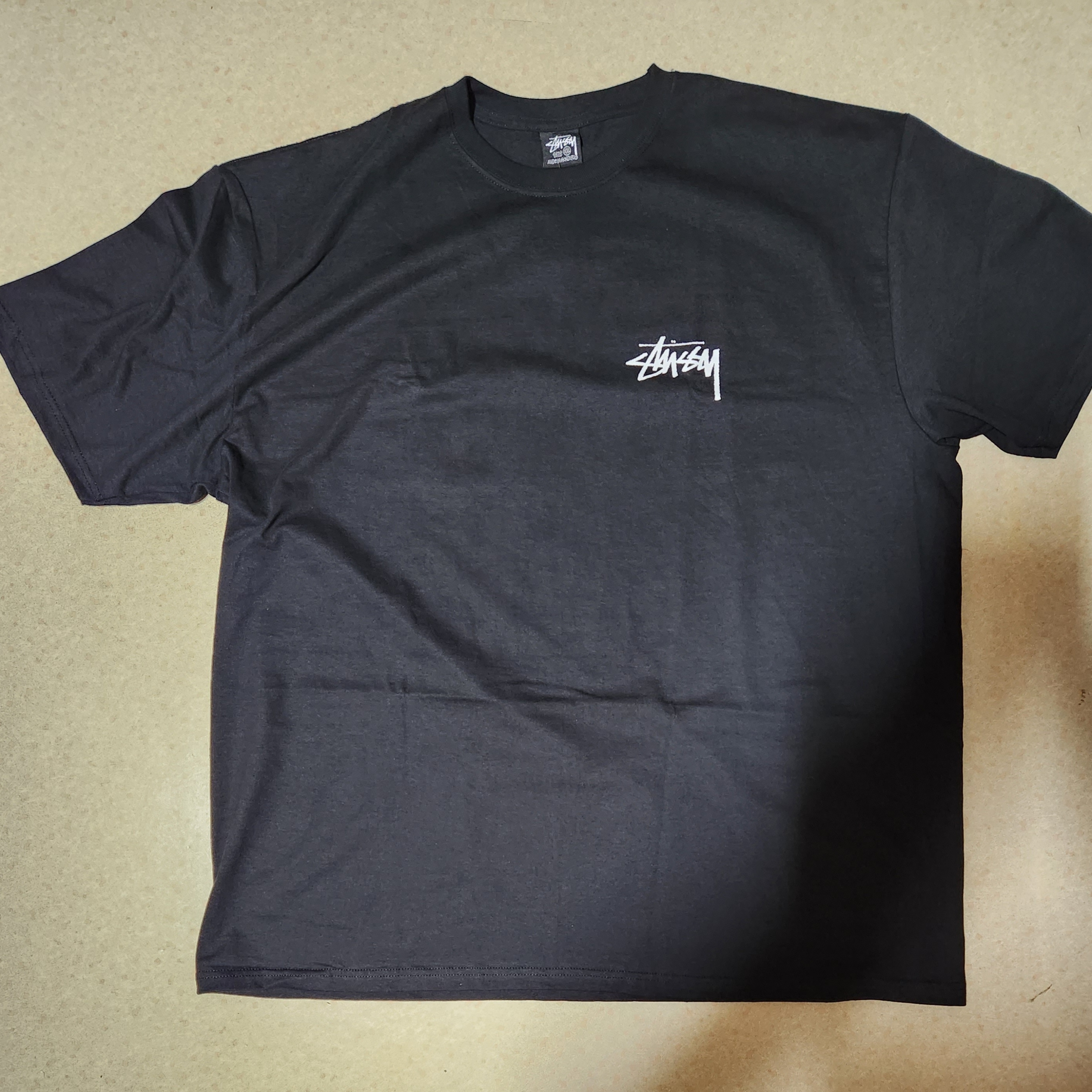 Stussy Diced Out T-Shirt Black 착용 스타일