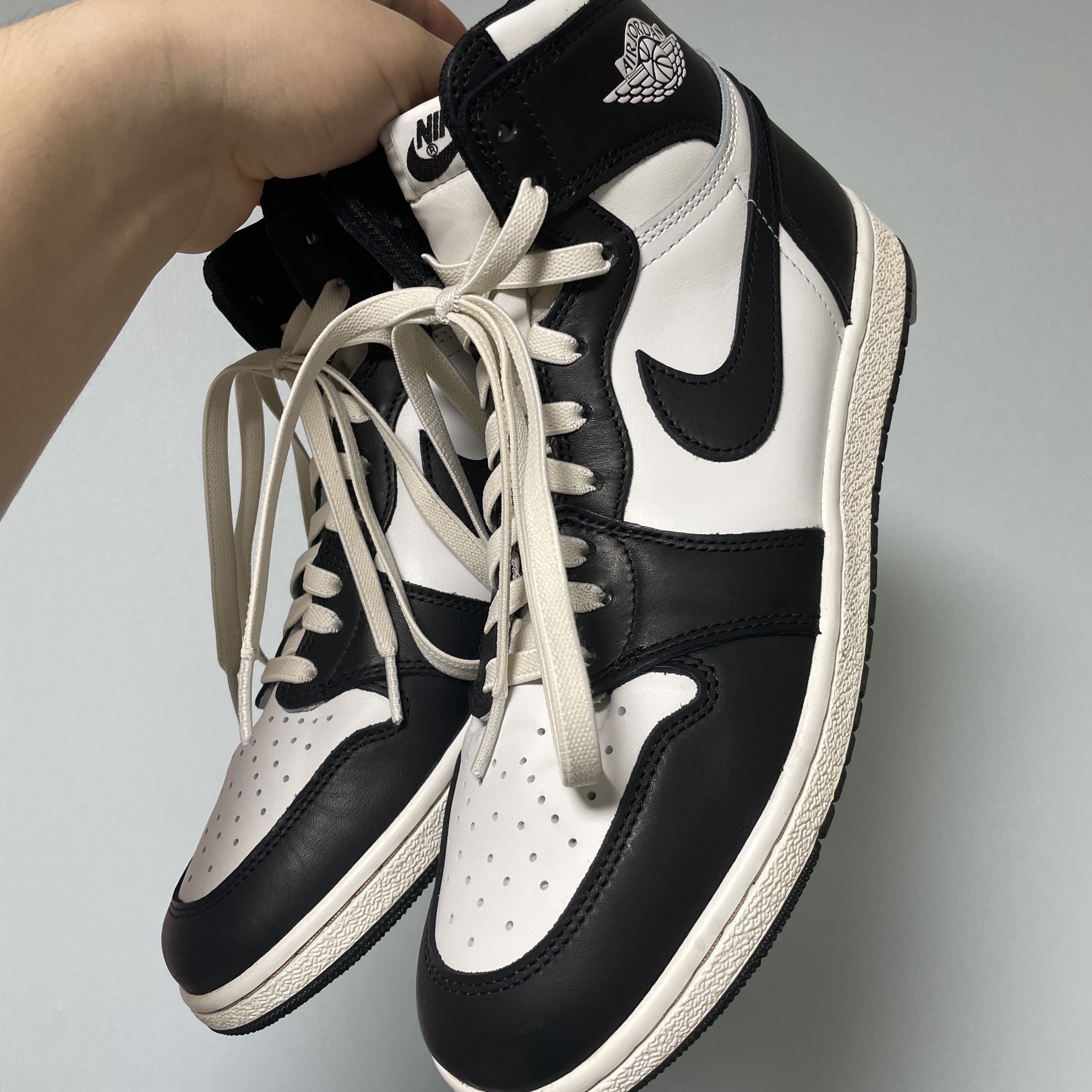 Jordan 1 High 85 Black White 착용 스타일 - 1