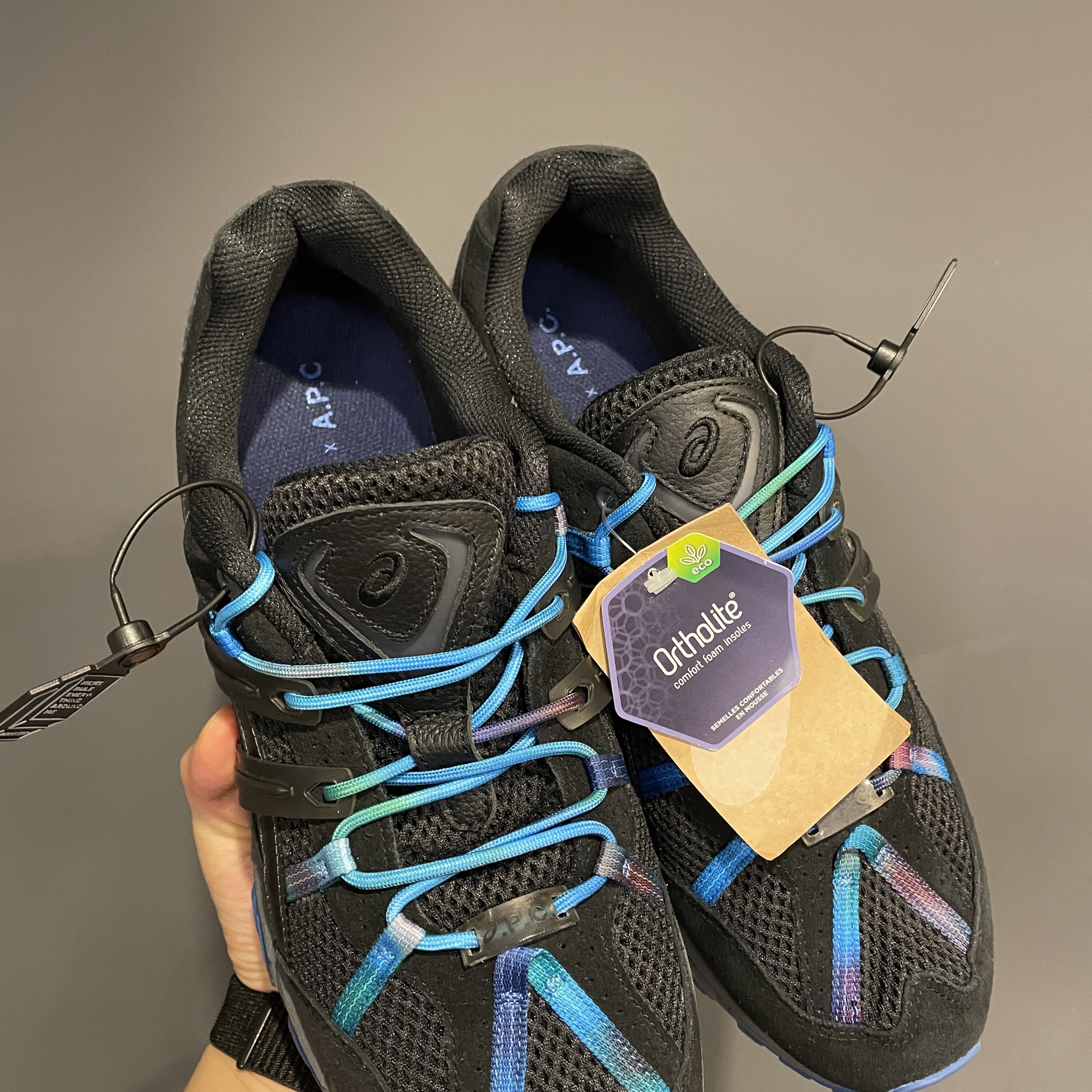 Asics x A.P.C. Gel-Sonoma 15-50 Black 착용 스타일
