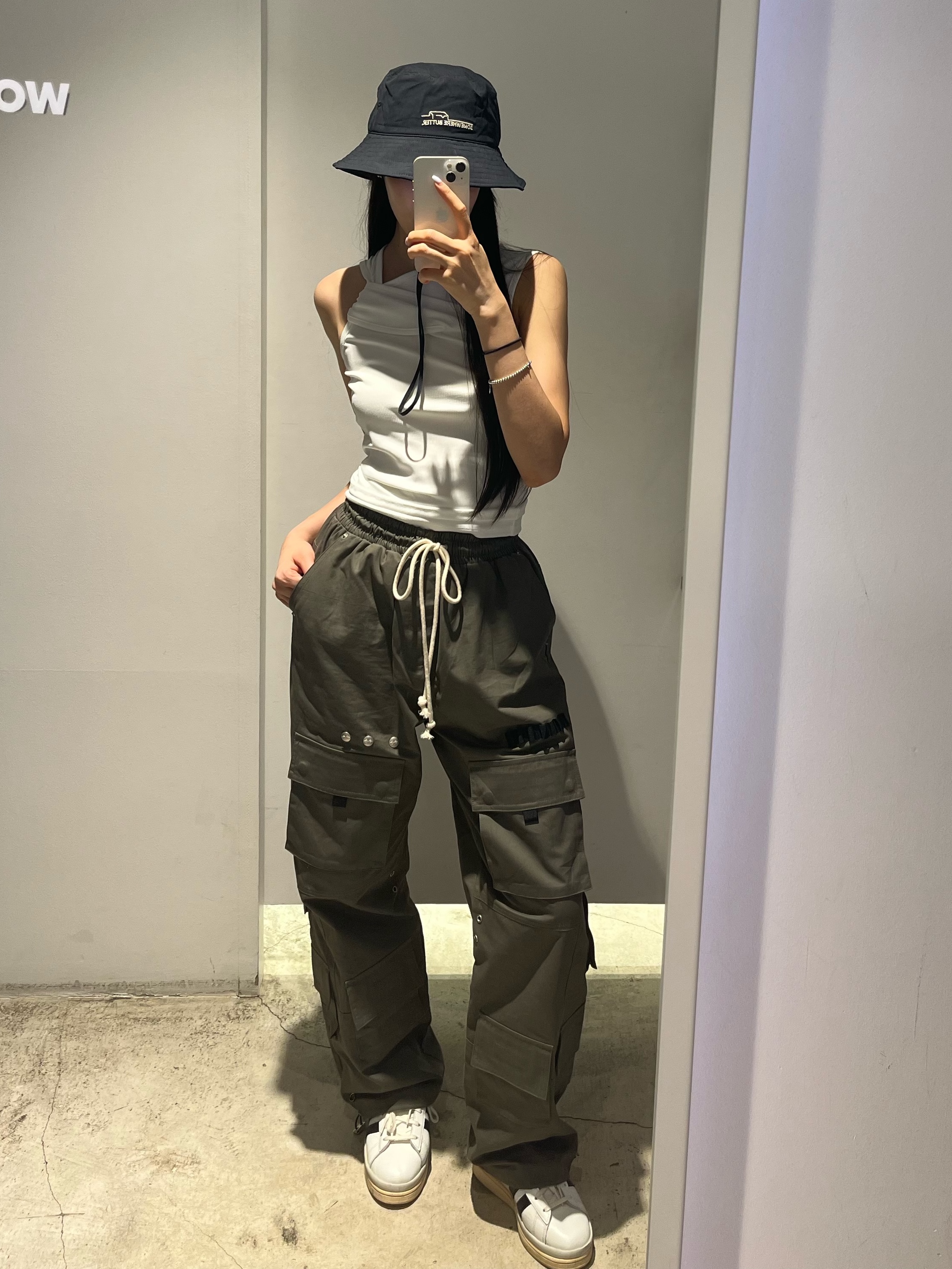Y-3 Hicho Core White Black 착용 스타일 - 2
