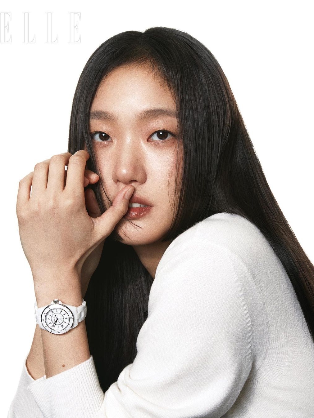 Chanel J12 Watch 33mm Quartz White 착용 스타일