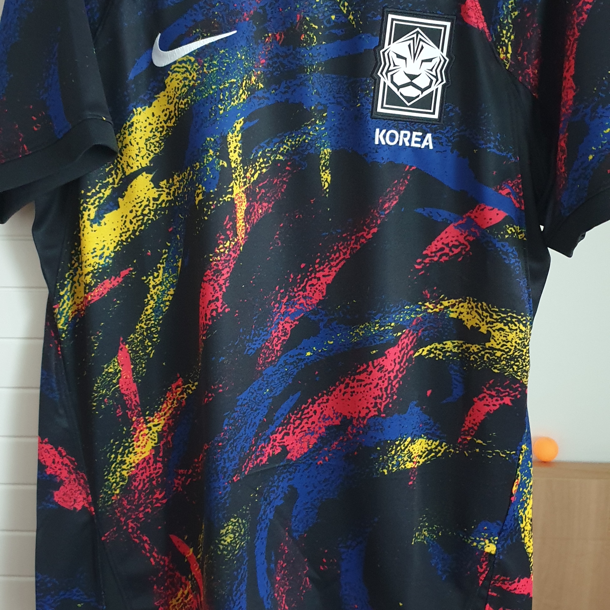 Nike Korea Dri-Fit Stadium Away SS Jersey Black - Asia (Non Marking Ver.) 착용 스타일 - 1