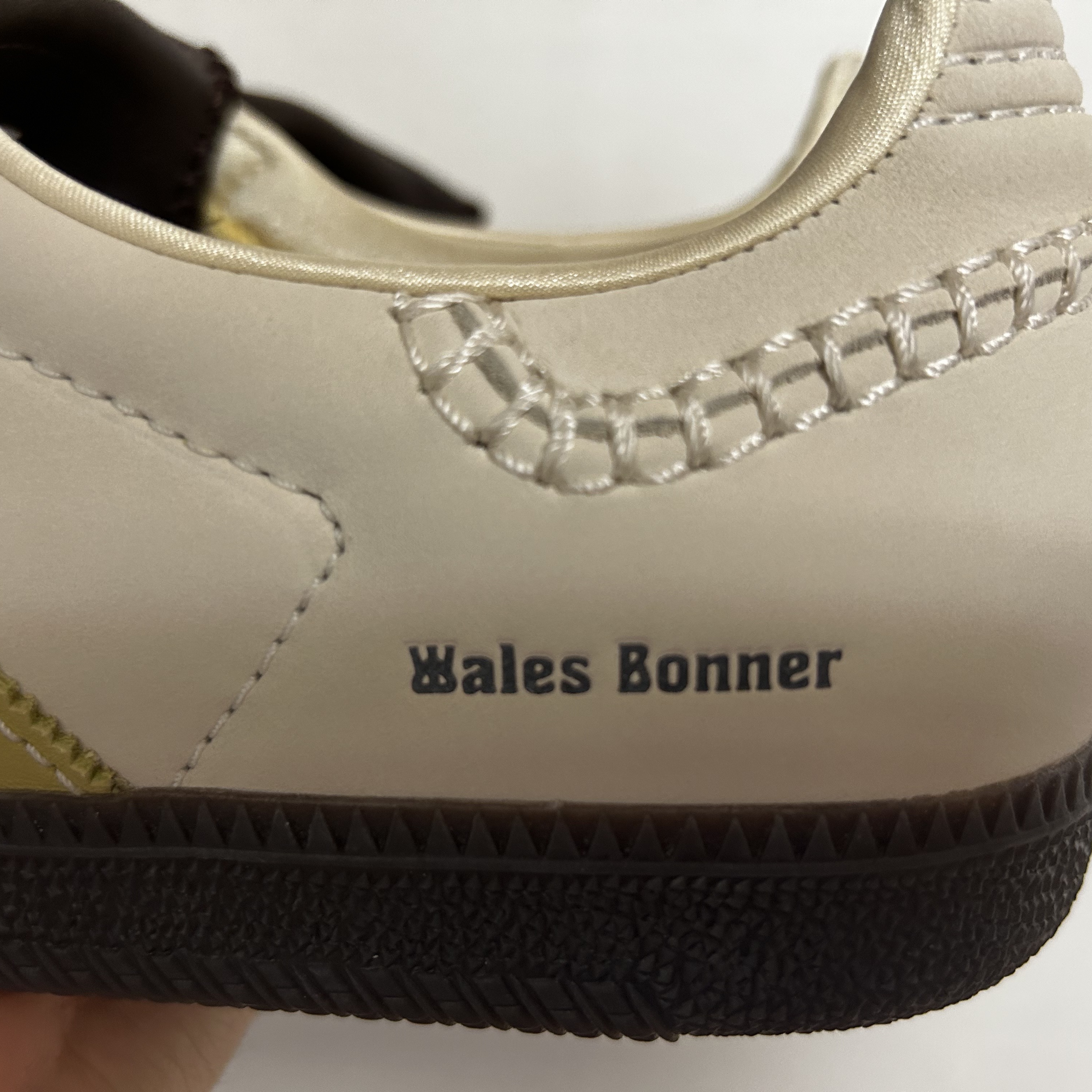 Adidas x Wales Bonner Samba Brown Ecru Tint 착용 스타일 - 3