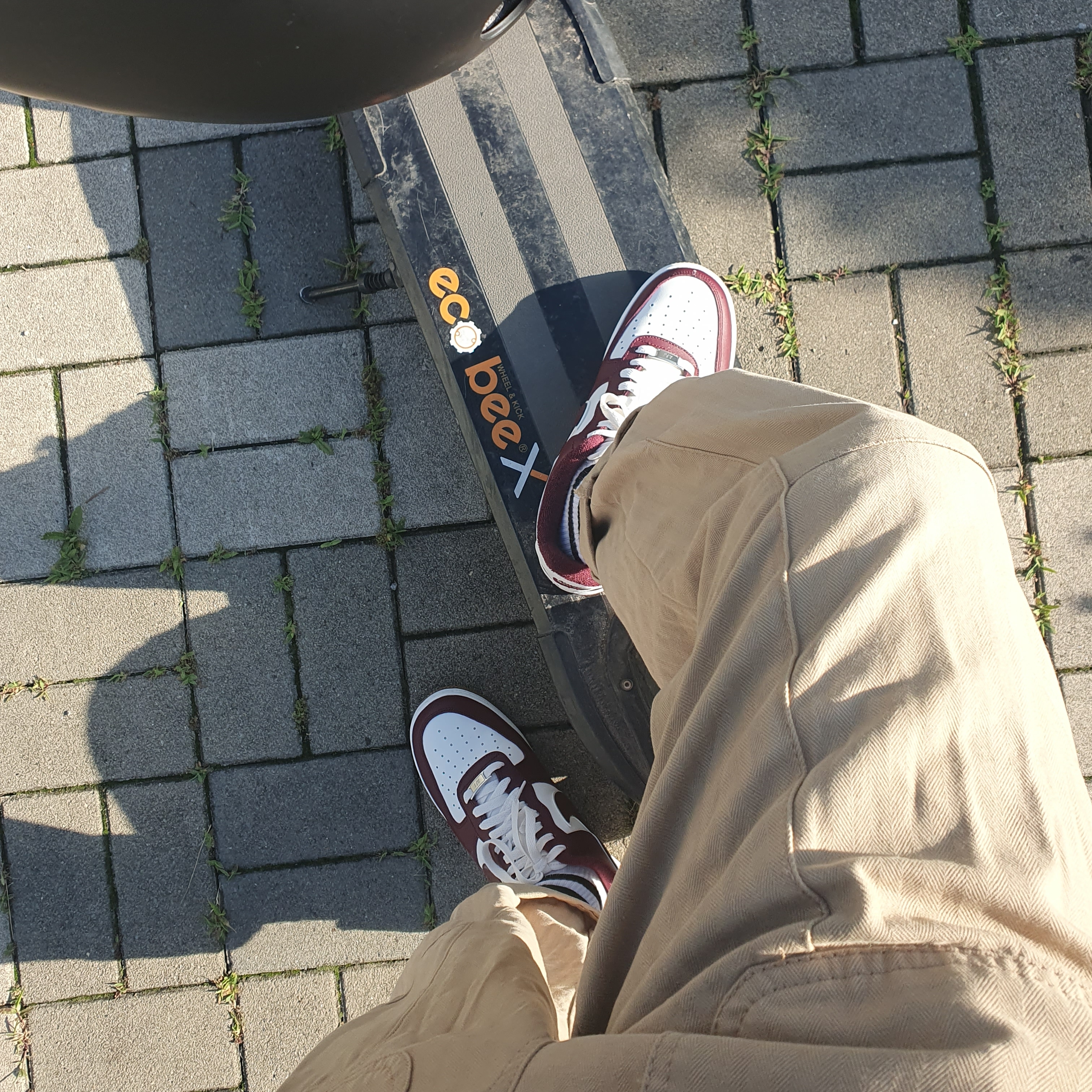 Nike Air Force 1 '07 LV8 Night Maroon ์ฐฉ์ฉ ์คํ์ผ - 2