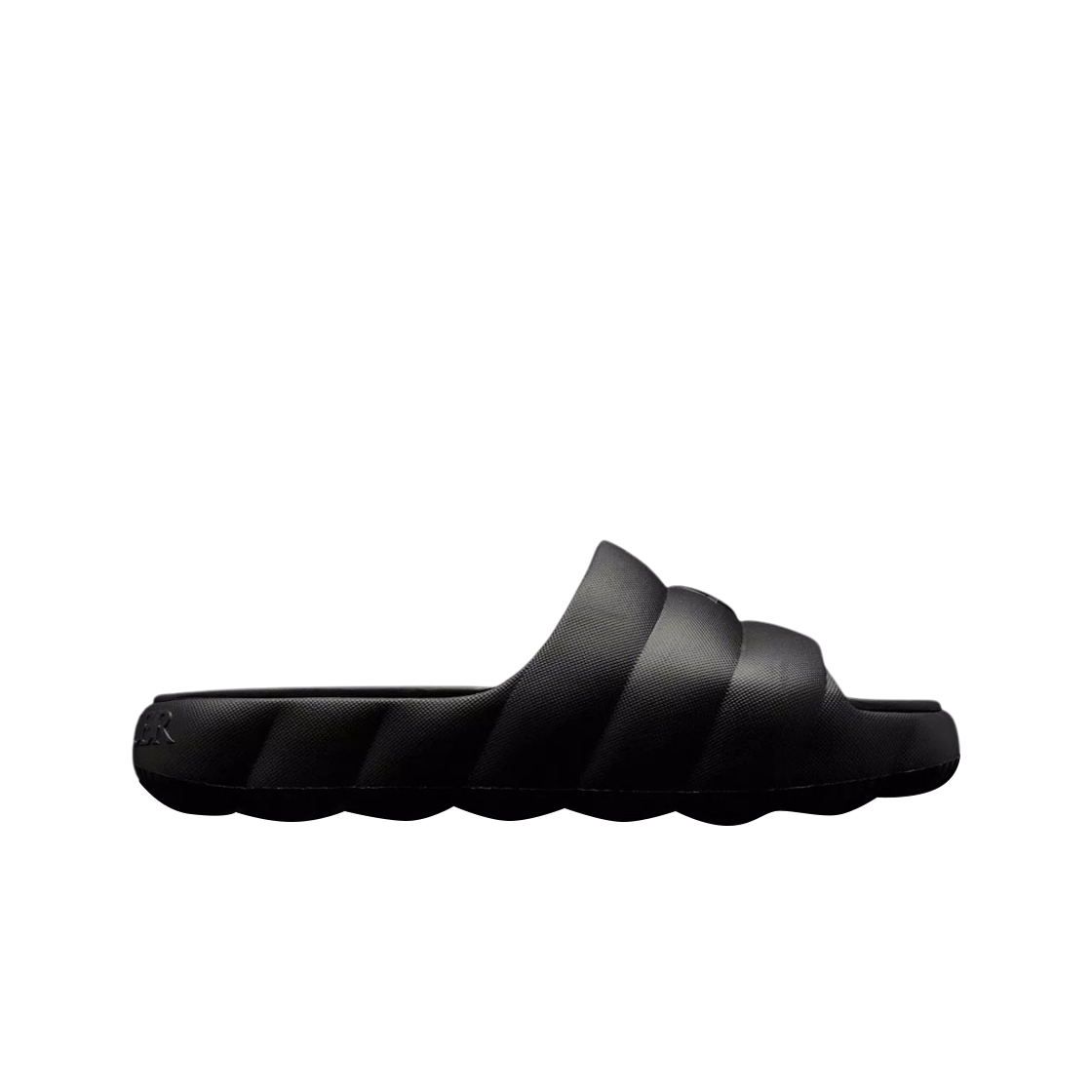 I1-09B-4C00010-M2559-999 (W) Moncler Lilo Slides Black - 23SS