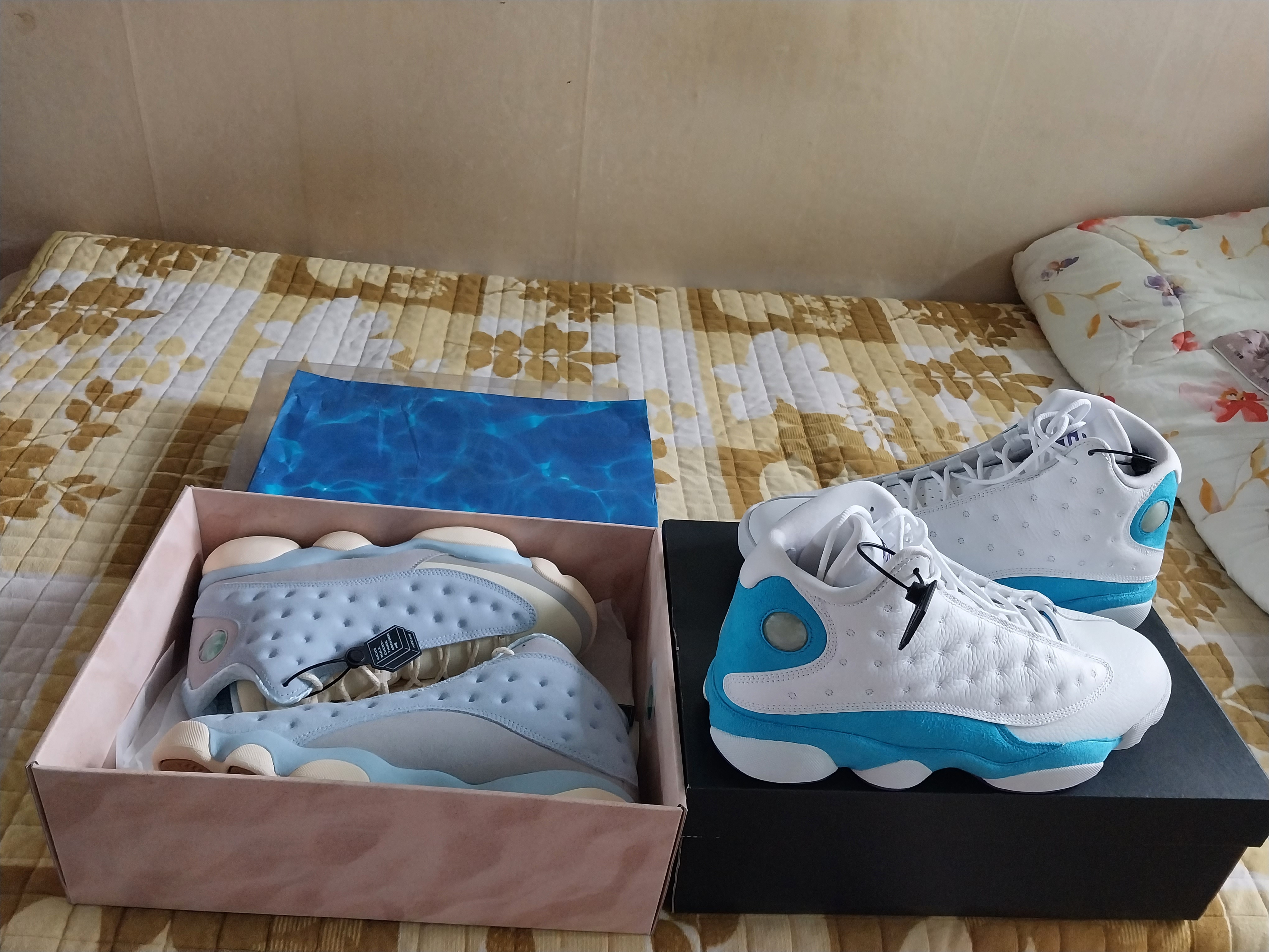 Jordan 13 x SoleFly Retro Celestine Blue 착용 스타일