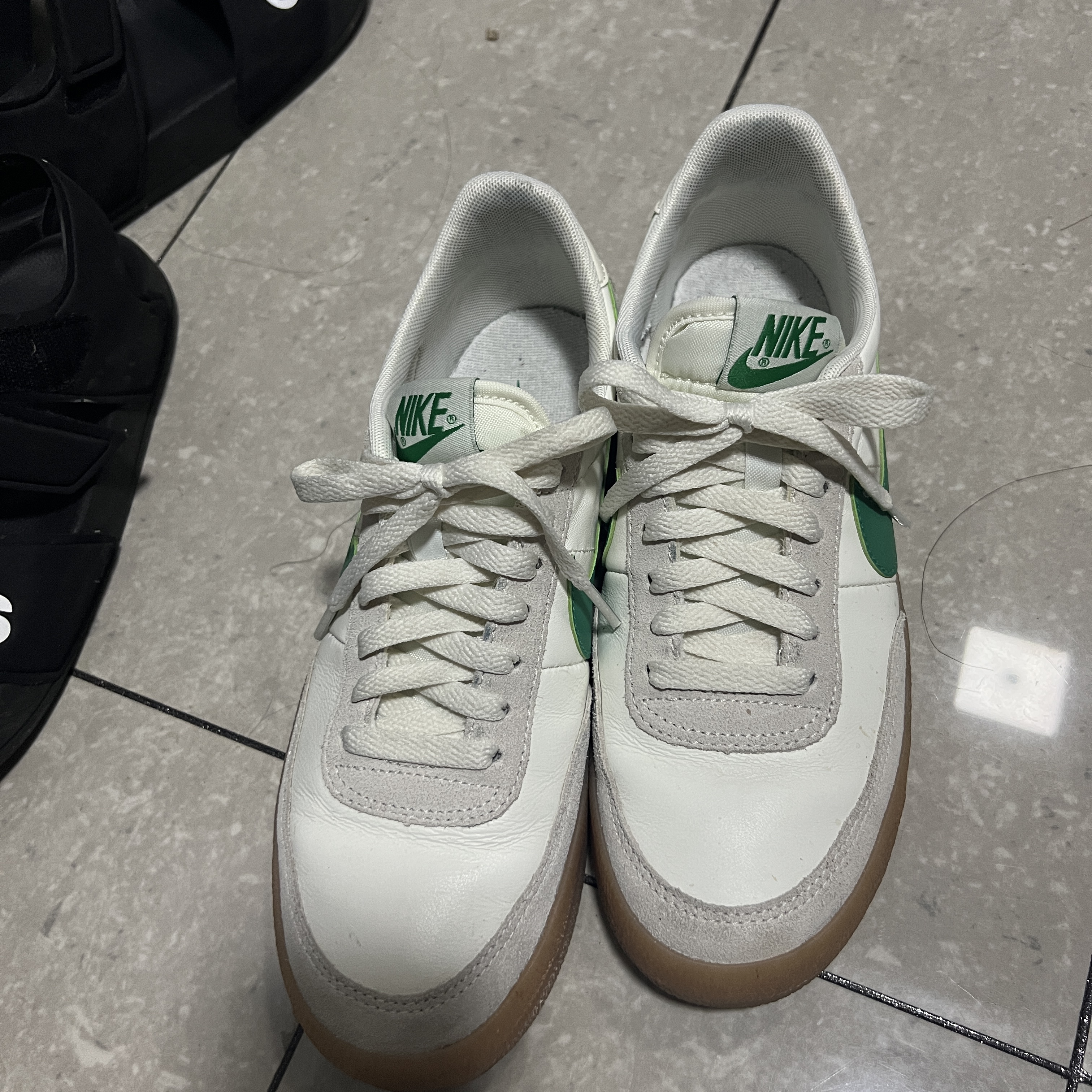 Nike x J.Crew Killshot 2 Lucid Green 착용 스타일