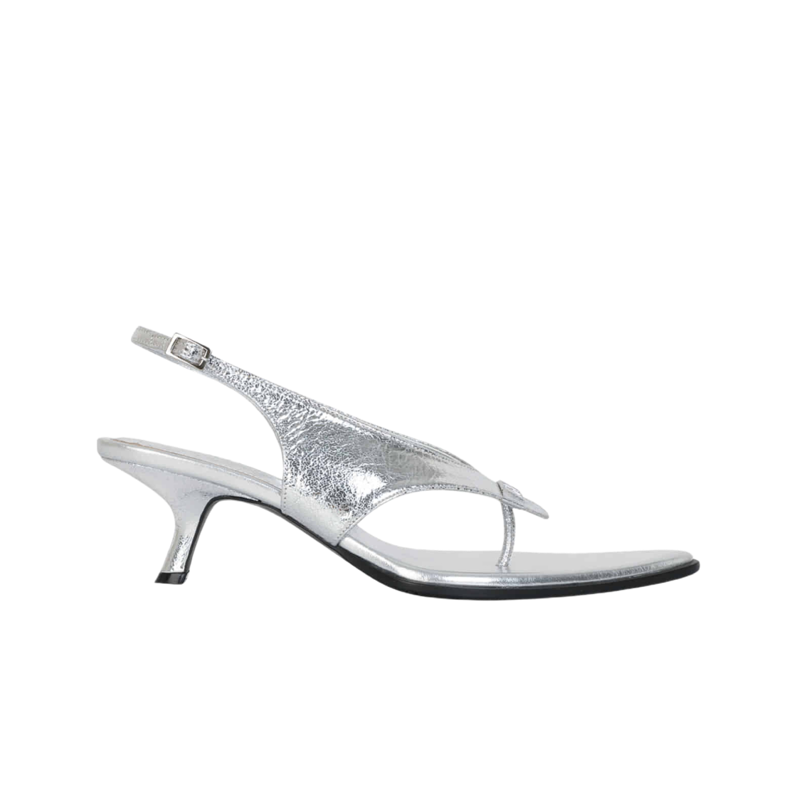 (W) 보헤미안 서울 플립 플랍 레더 힐 실버((W) Bohemian Seoul Flip Flop Leather Heel Silver)