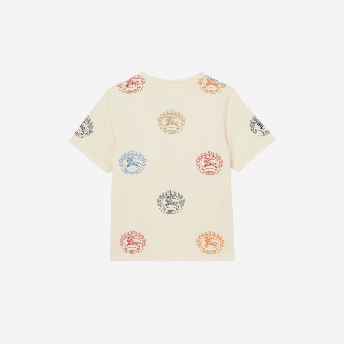 (Kids) Burberry EKD Print Cotton T-Shirt Pale Cream 상세 이미지 2