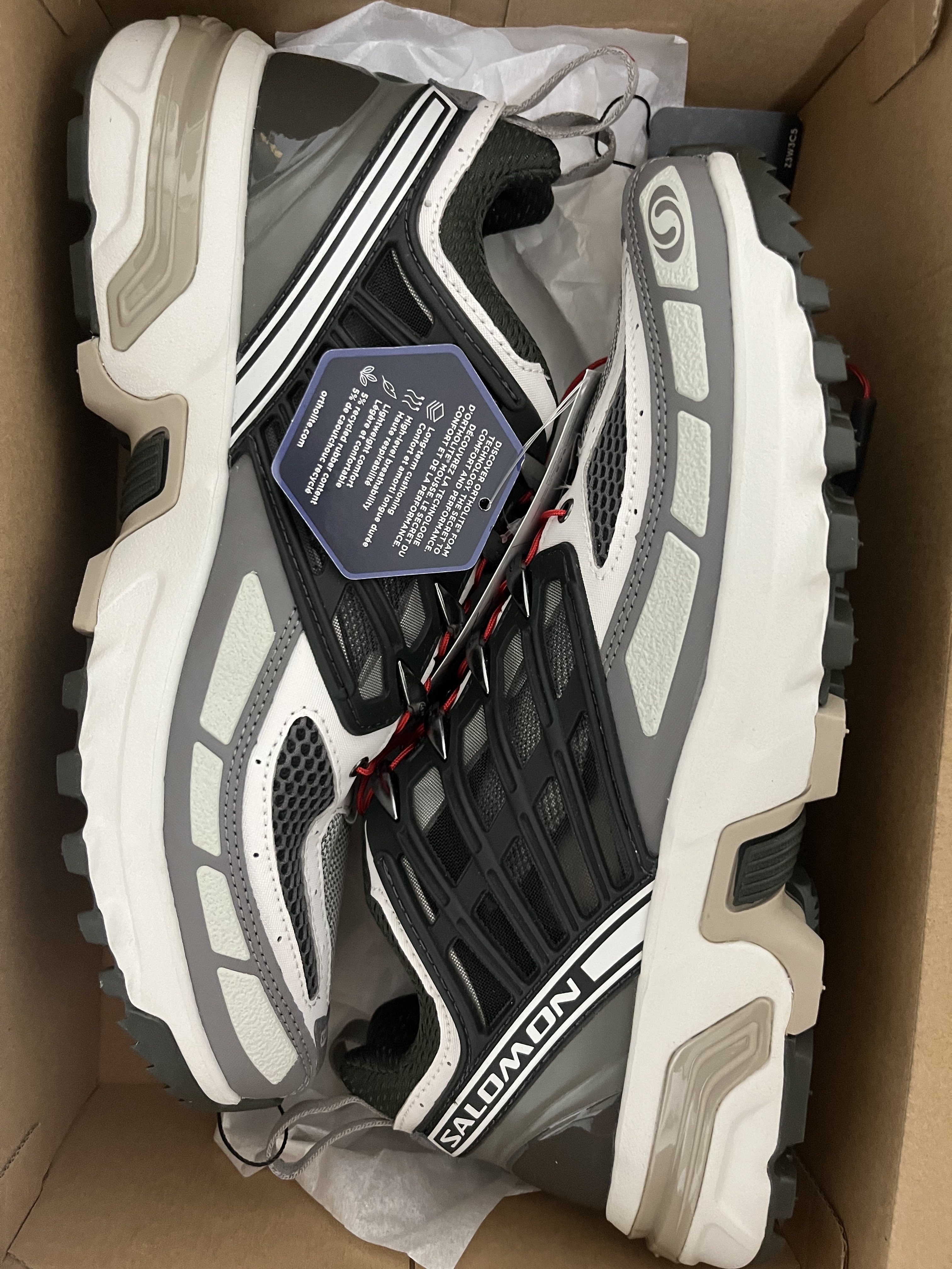 Salomon ACS Pro Beluga Vintage Khaki 착용 스타일