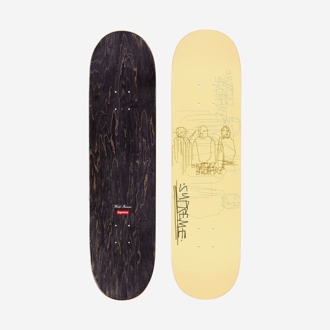 Supreme Three Kings Skateboard Cream - 23SS 상세 이미지 1