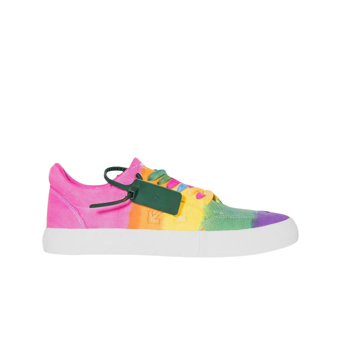 오프화이트 애로우 로우 벌크 캔버스 스니커즈 멀티컬러(Off-White Arrow Low Vulcanized Canvas Sneakers Multicolor)