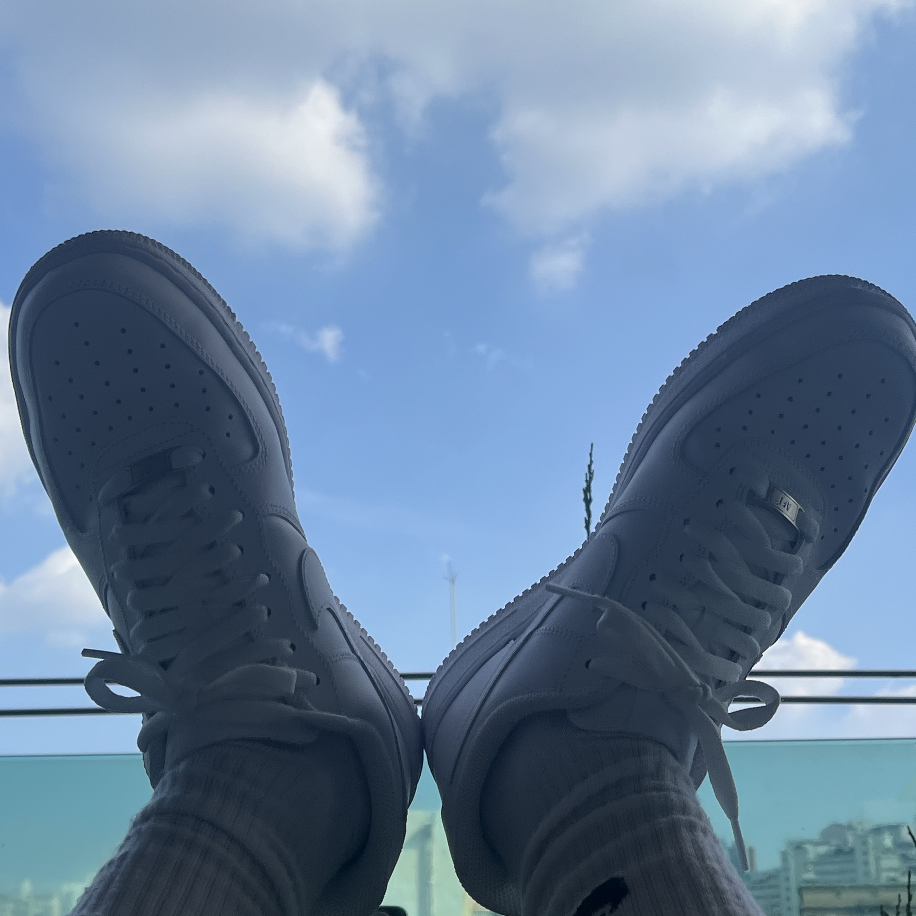 Nike Air Force 1 '07 Low White 착용 스타일