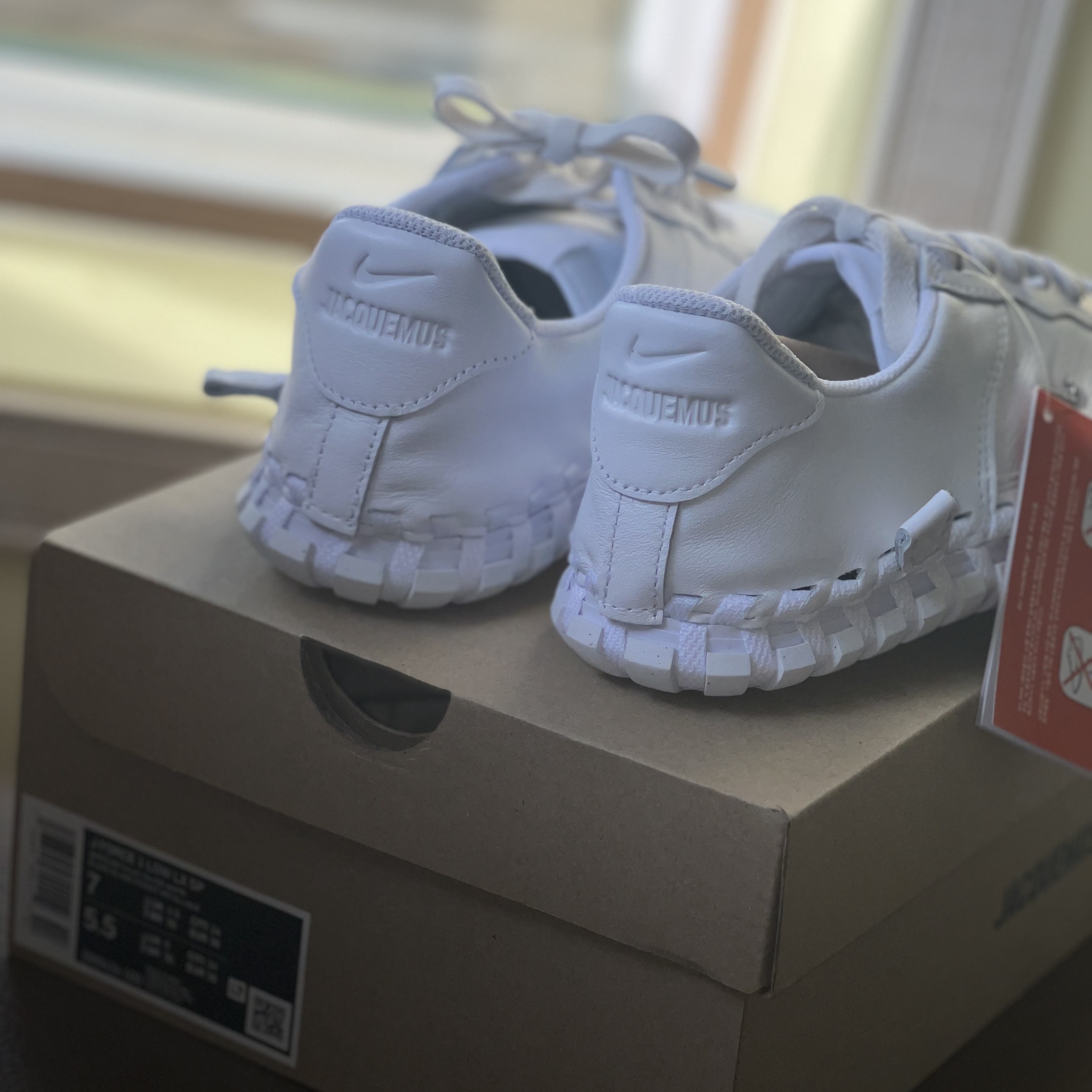 Nike x Jacquemus J Force 1 Low LX SP White 착용 스타일 - 3