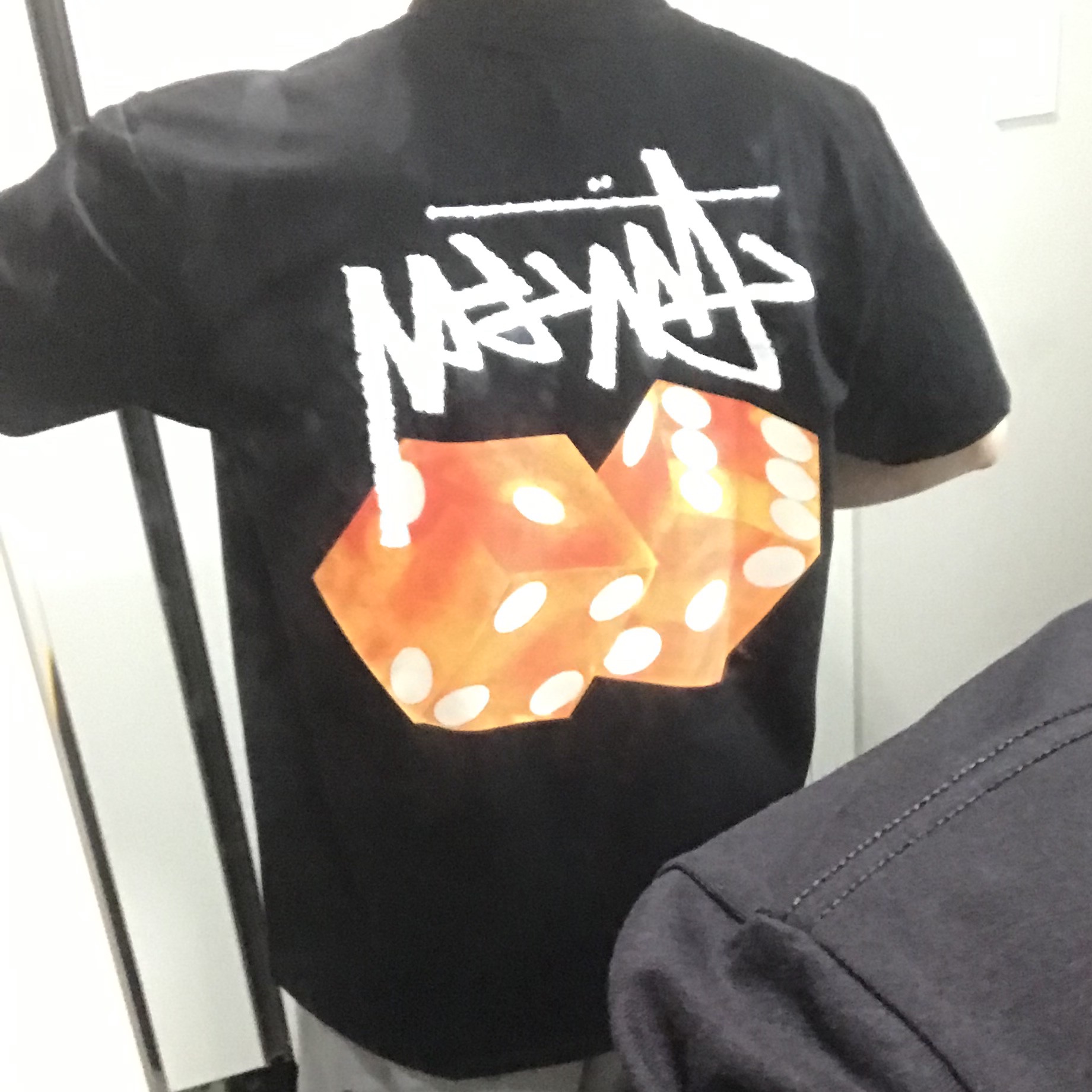 Stussy Diced Out T-Shirt Black 착용 스타일