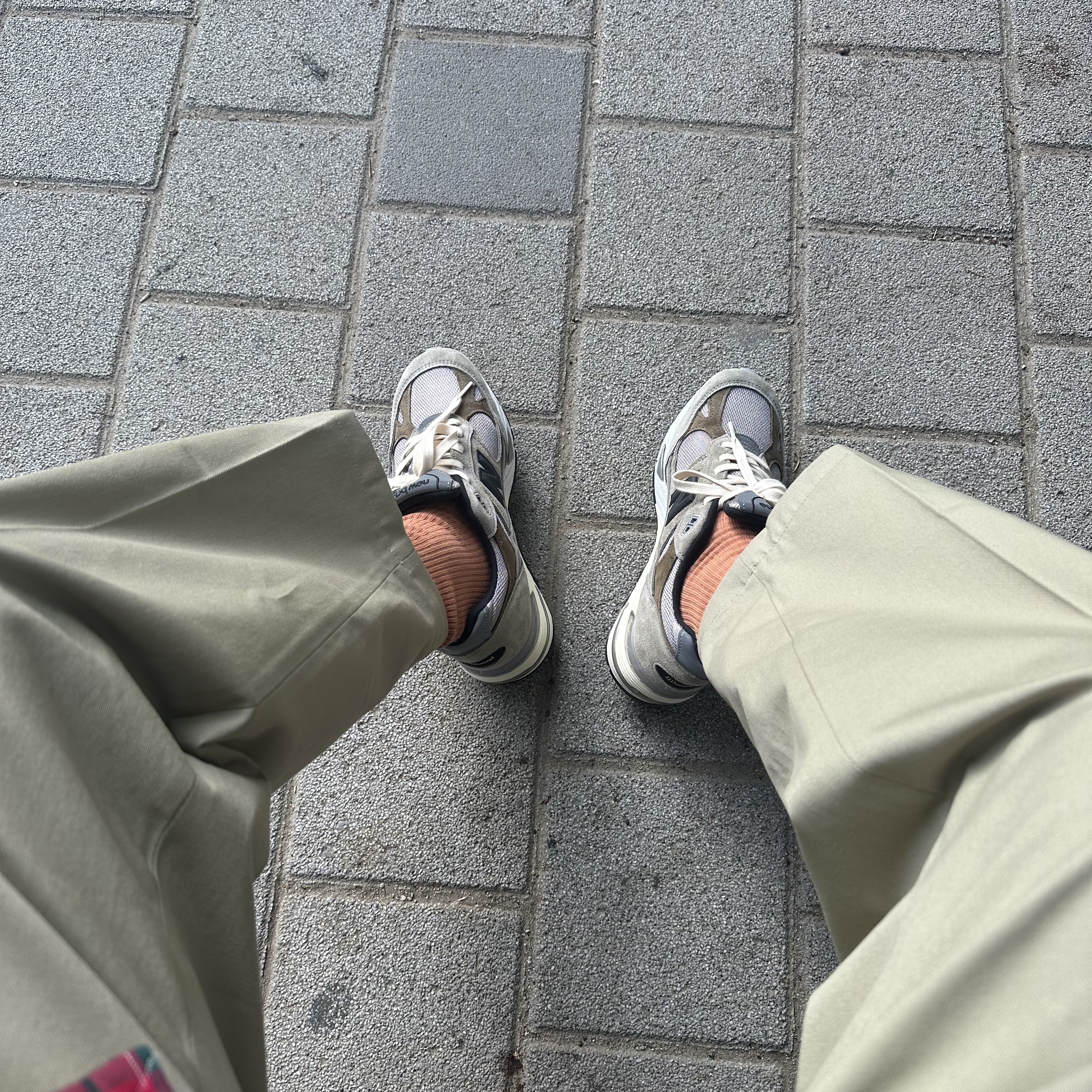 New Balance x JJJJound 991 Made in UK Grey 착용 스타일