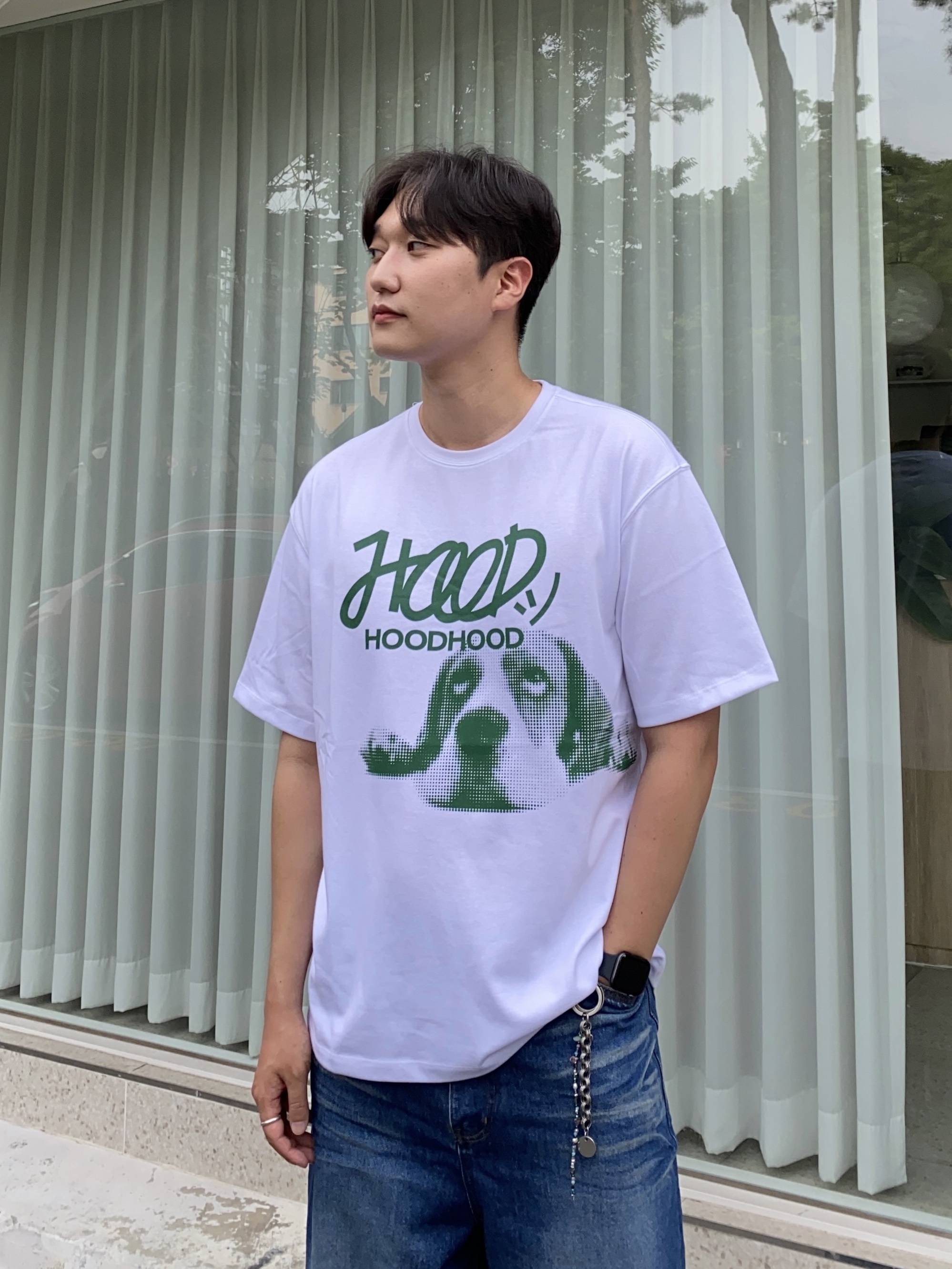 Maison Mihara Yasuhiro Peterson OG Sole Canvas Low Sneakers Green 착용 스타일 - 2