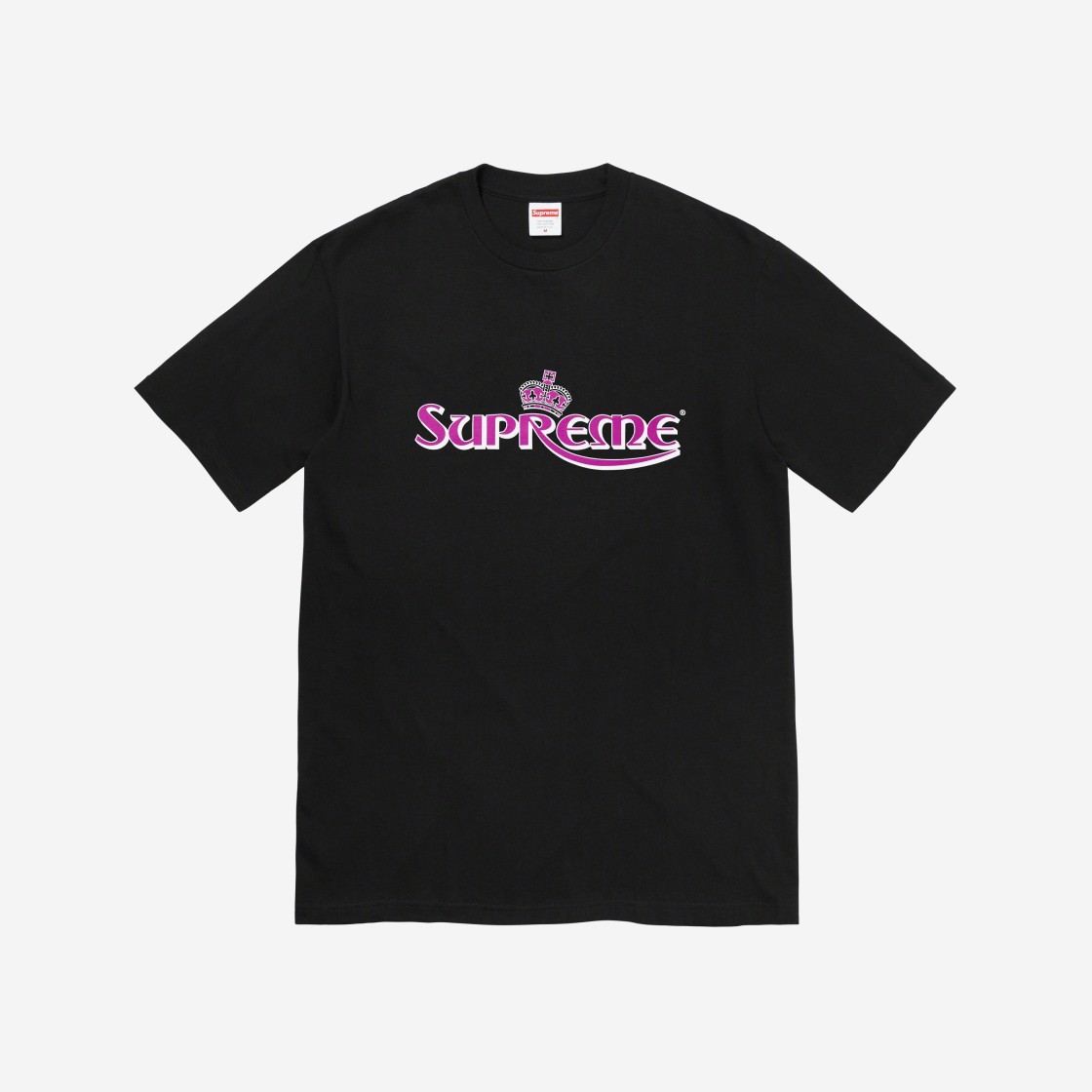 Supreme Crown T-Shirt Black - 23SS 상세 이미지 1