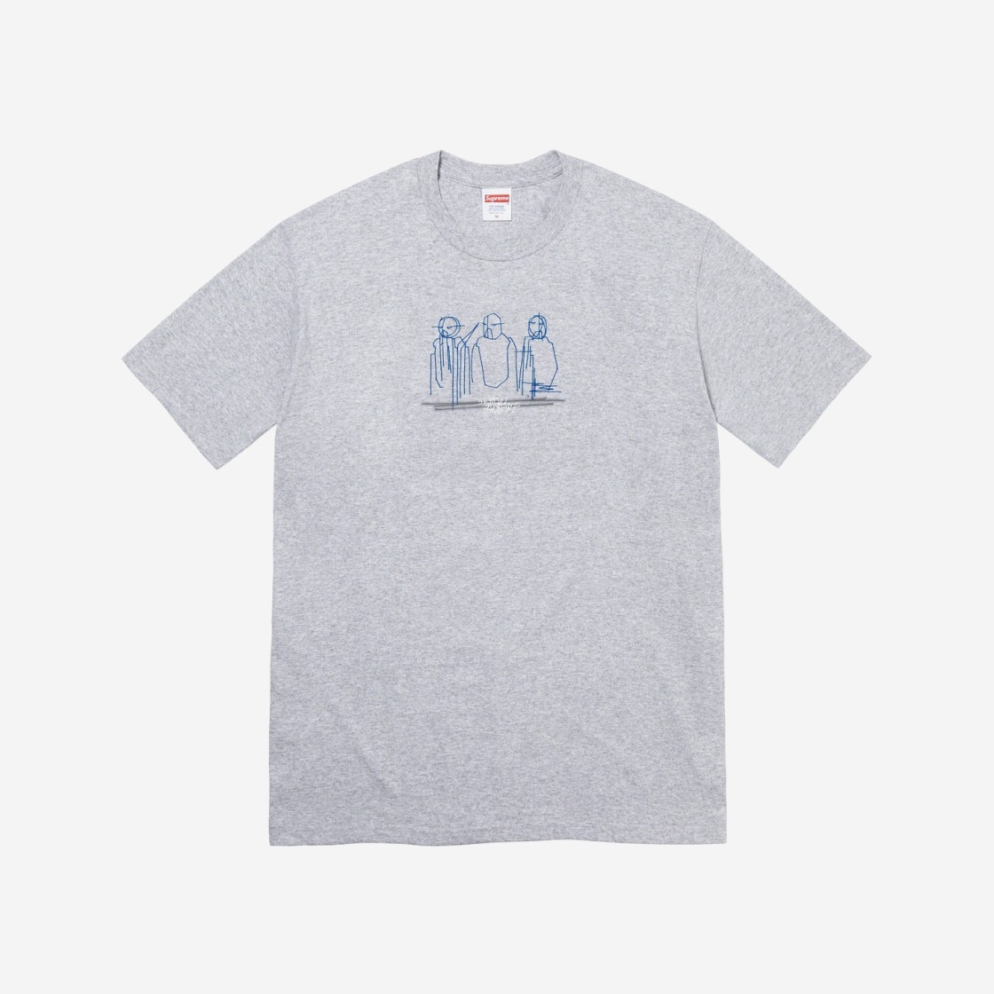 Supreme Three Kings T-Shirt Heather Grey - 23SS 상세 이미지 1