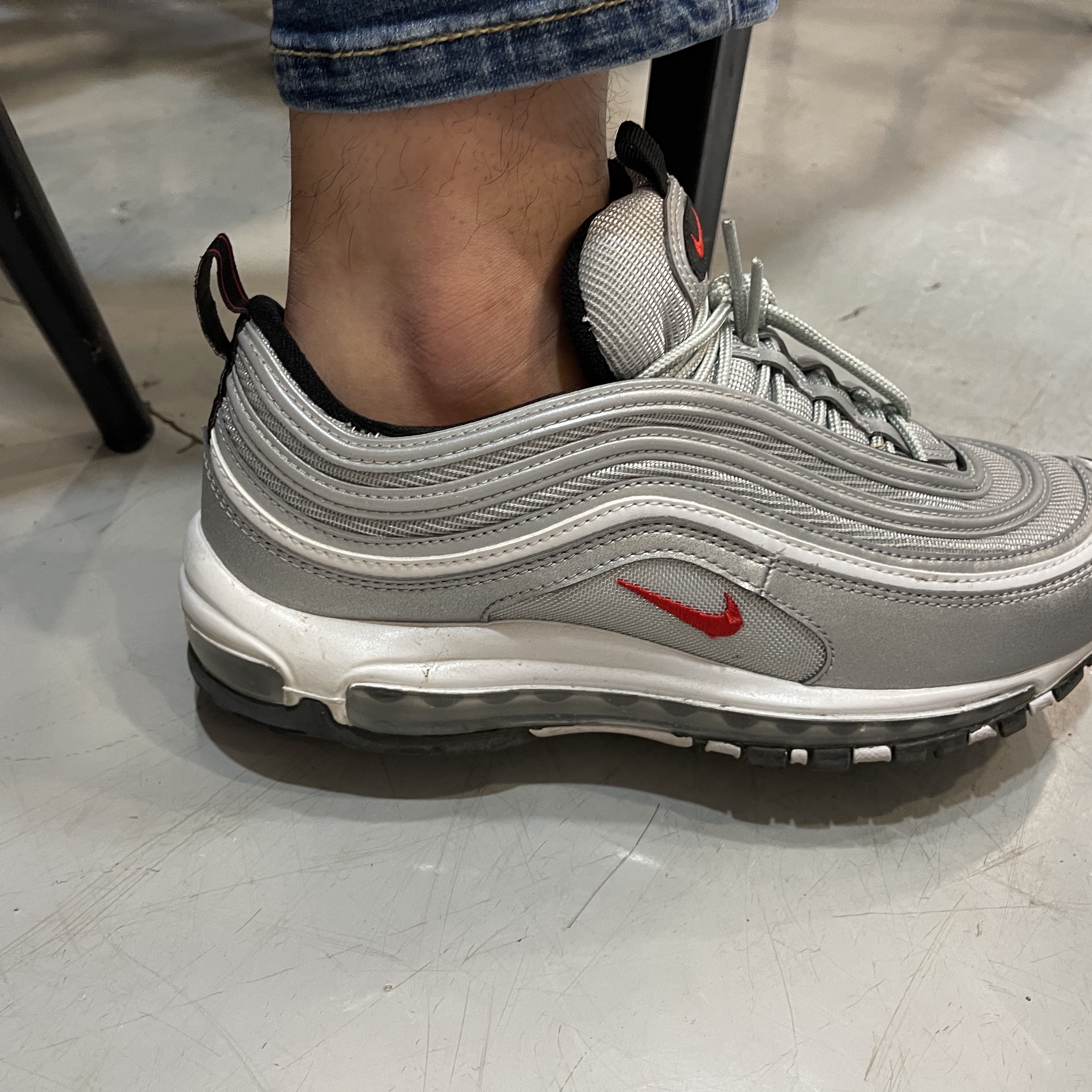 Nike Air Max 97 OG Silver Bullet 2022 착용 스타일 - 1