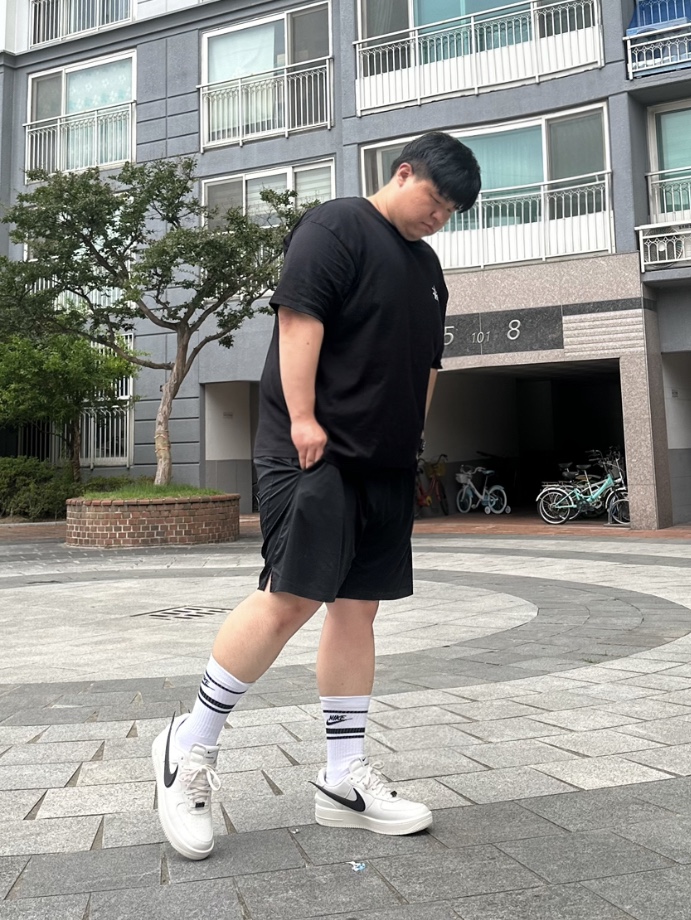 Nike x Ambush Air Force 1 Low SP Phantom, Stussy Basic Stussy T-Shirt Black 2022 착용 스타일