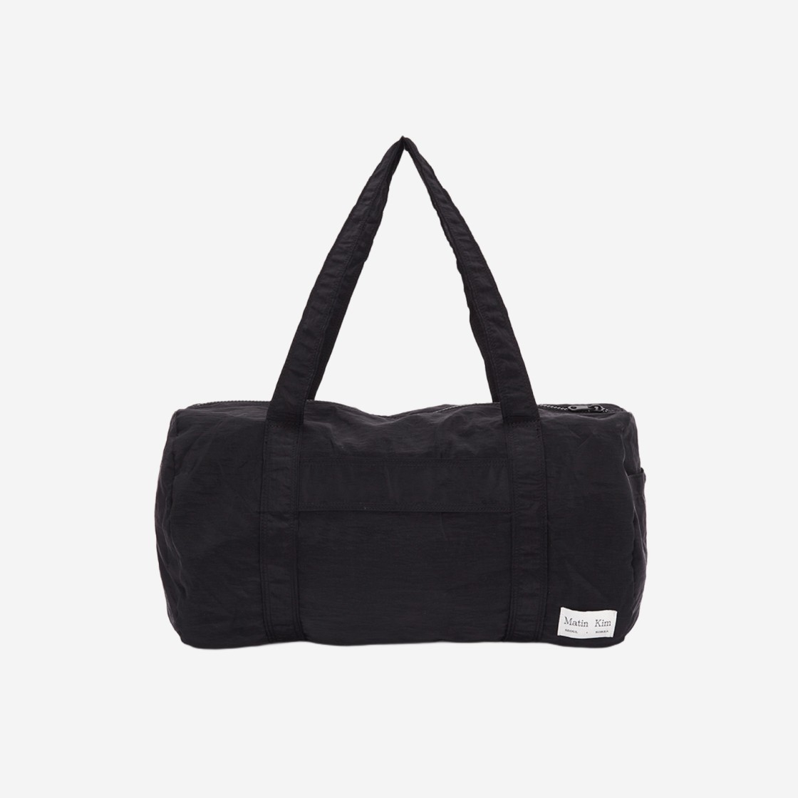 Matin Kim Logo Sporty Duffel Bag Black 상세 이미지 2