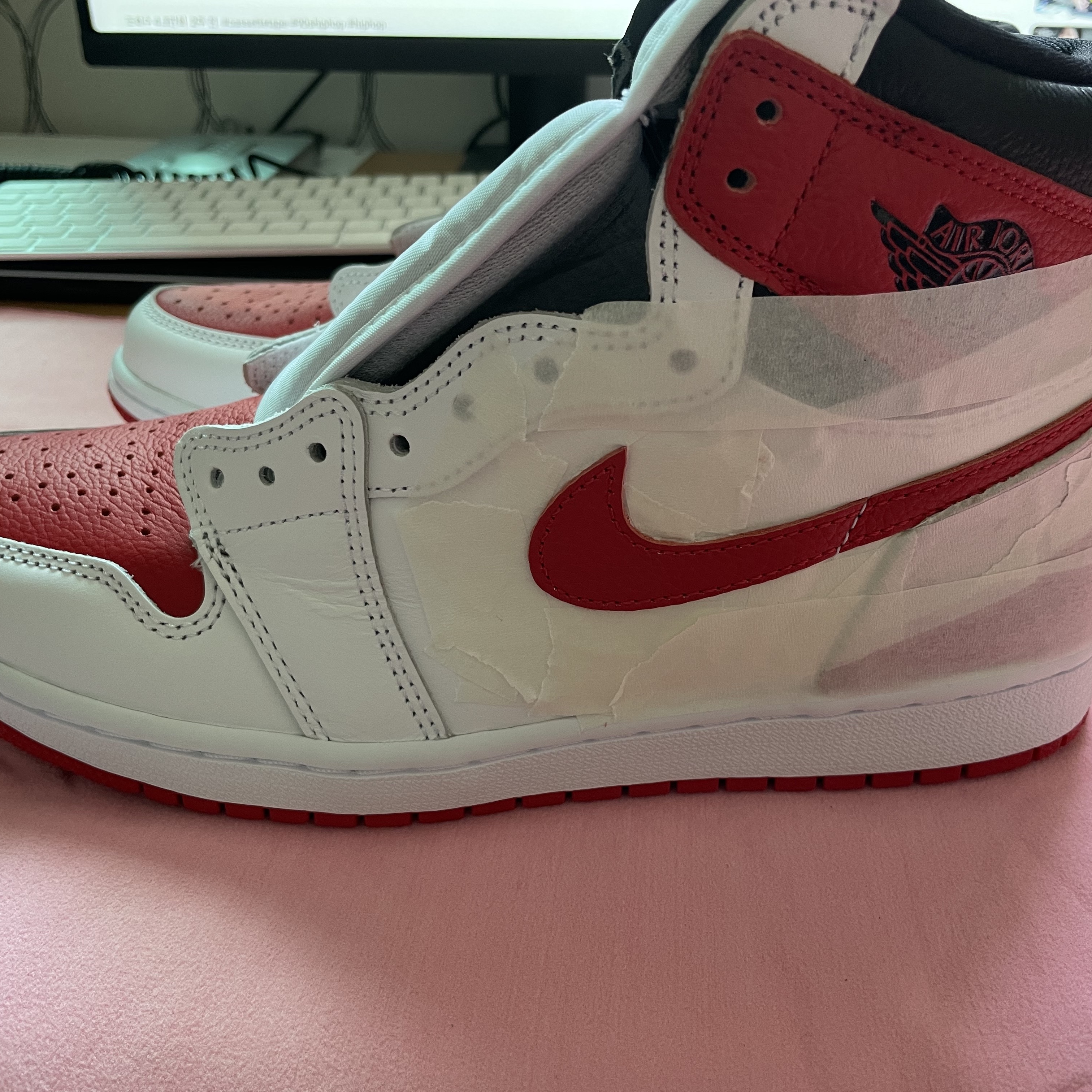 Jordan 1 Retro High OG Heritage 착용 스타일 - 1