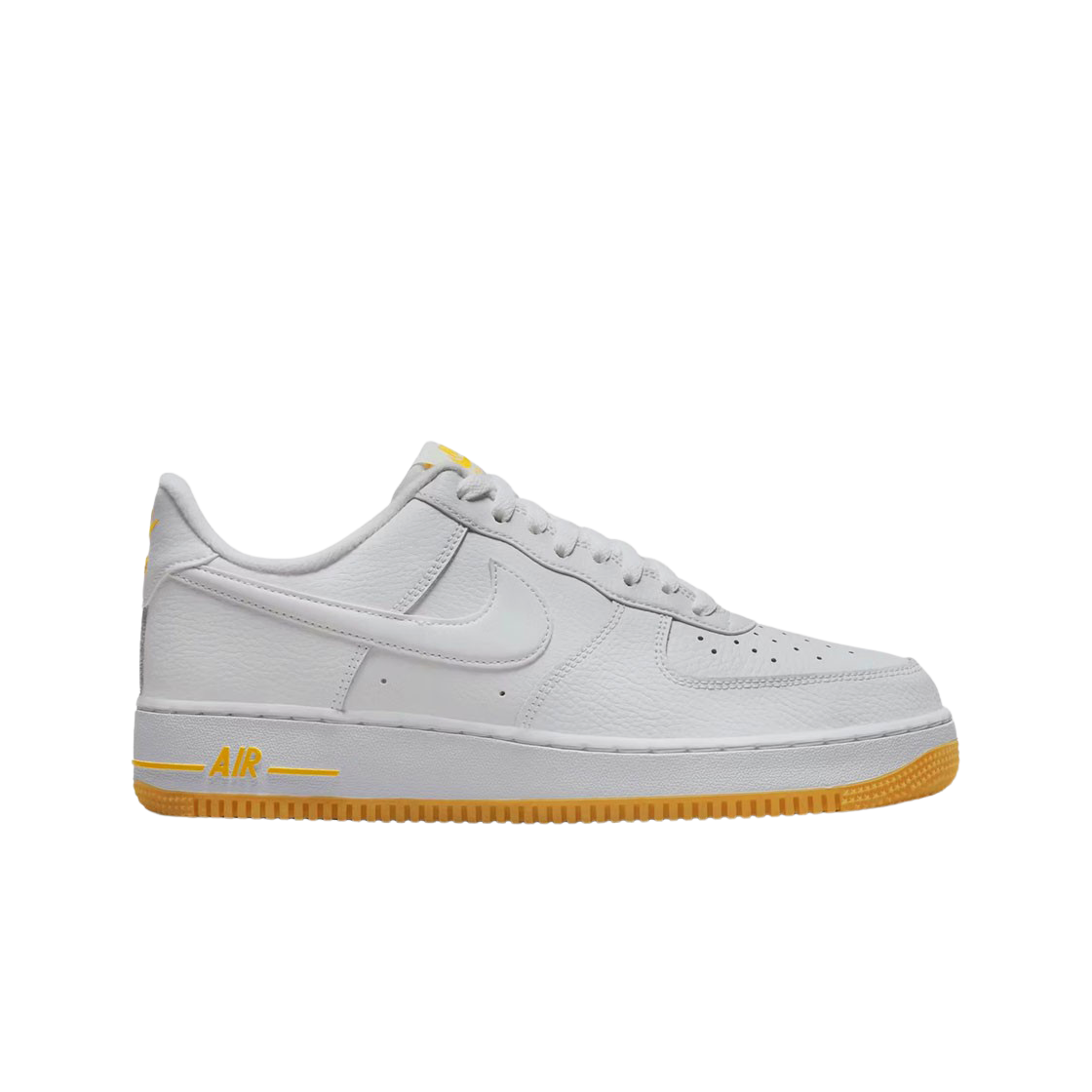 나이키 에어포스 1 '07 로우 화이트 유니버시티 골드(Nike Air Force 1 '07 Low White University Gold)