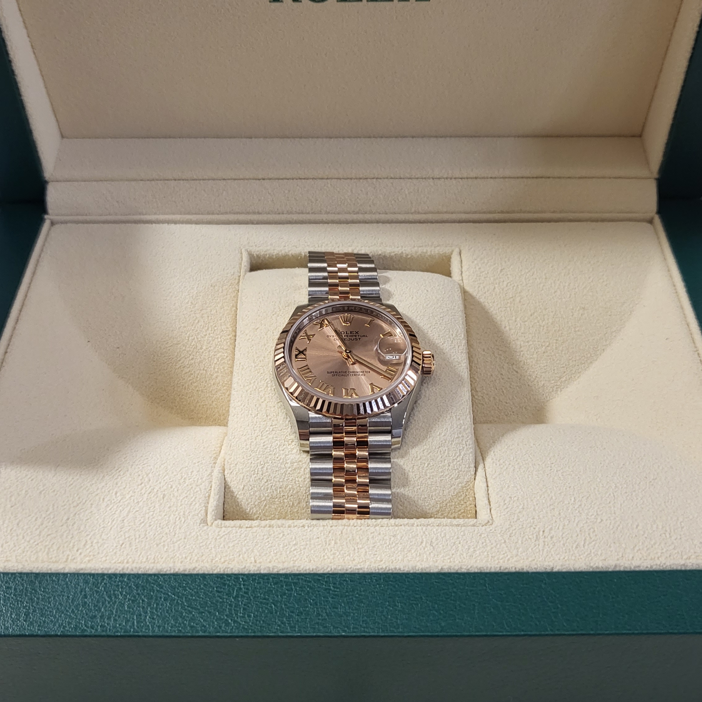 Rolex Datejust 31mm 278271 Rose Roman Jubilee 착용 스타일 - 1