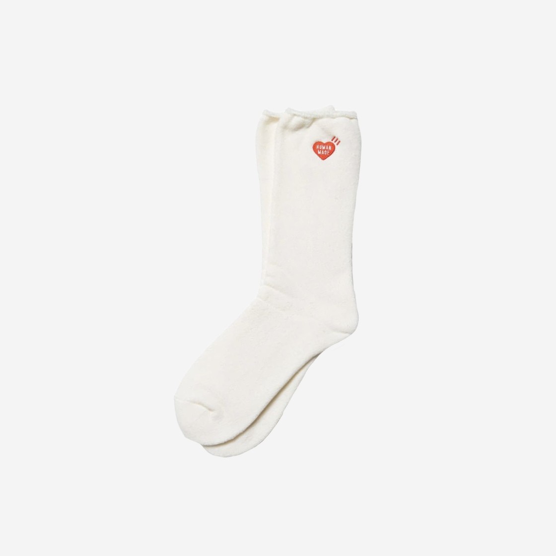 Human Made Plating Pile Socks White 상세 이미지 1