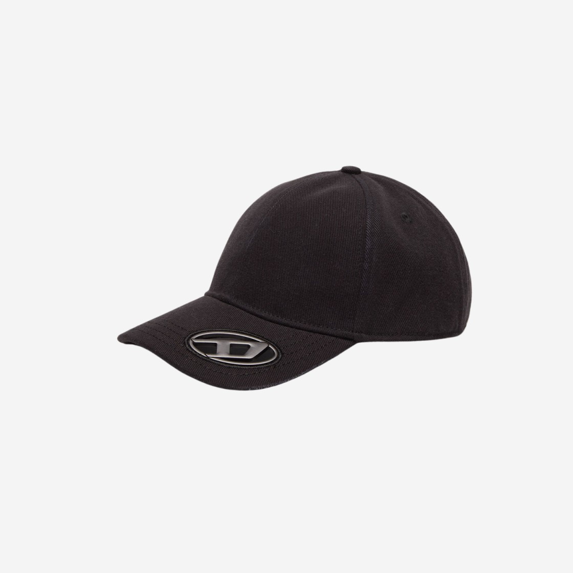 Diesel C-Plak Baseball Cap with Oval D Plaque Black 상세 이미지 1